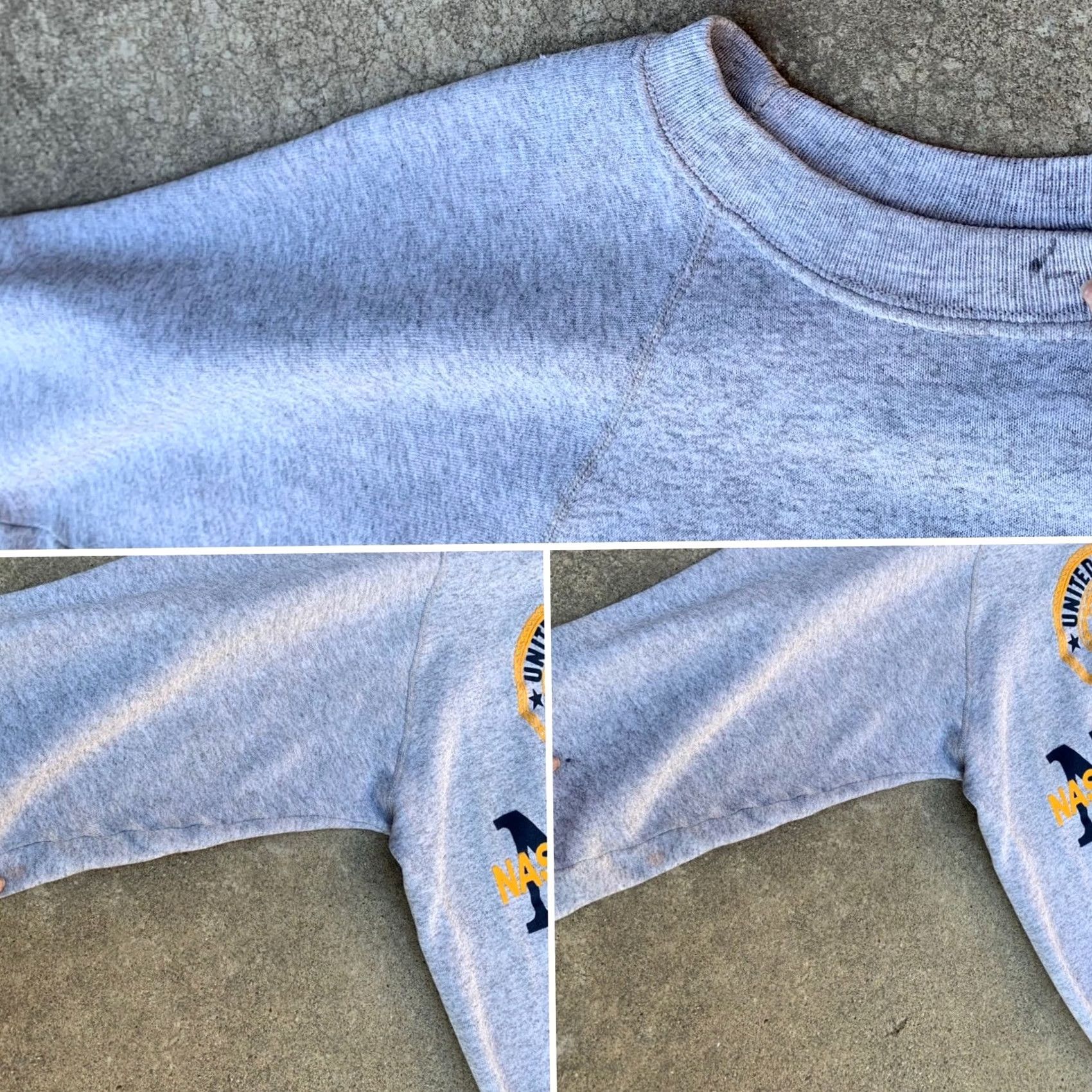 Soffe VINTAGE United States Navy Nas Moffett Field raglan sweatshirt sweater M gray Nike? Size US M / EU 48-50 / 2 - 5 Thumbnail