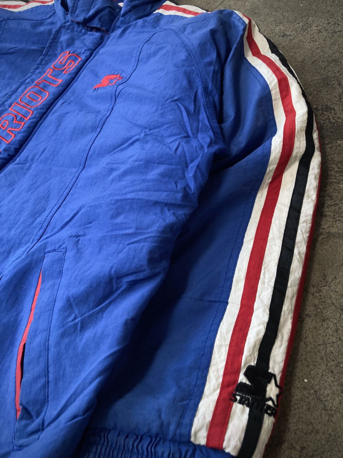 NFL × Starter × Vintage Vintage 90s Starter New England Patriots Parka Jacket Size US M / EU 48-50 / 2 - 6 Thumbnail