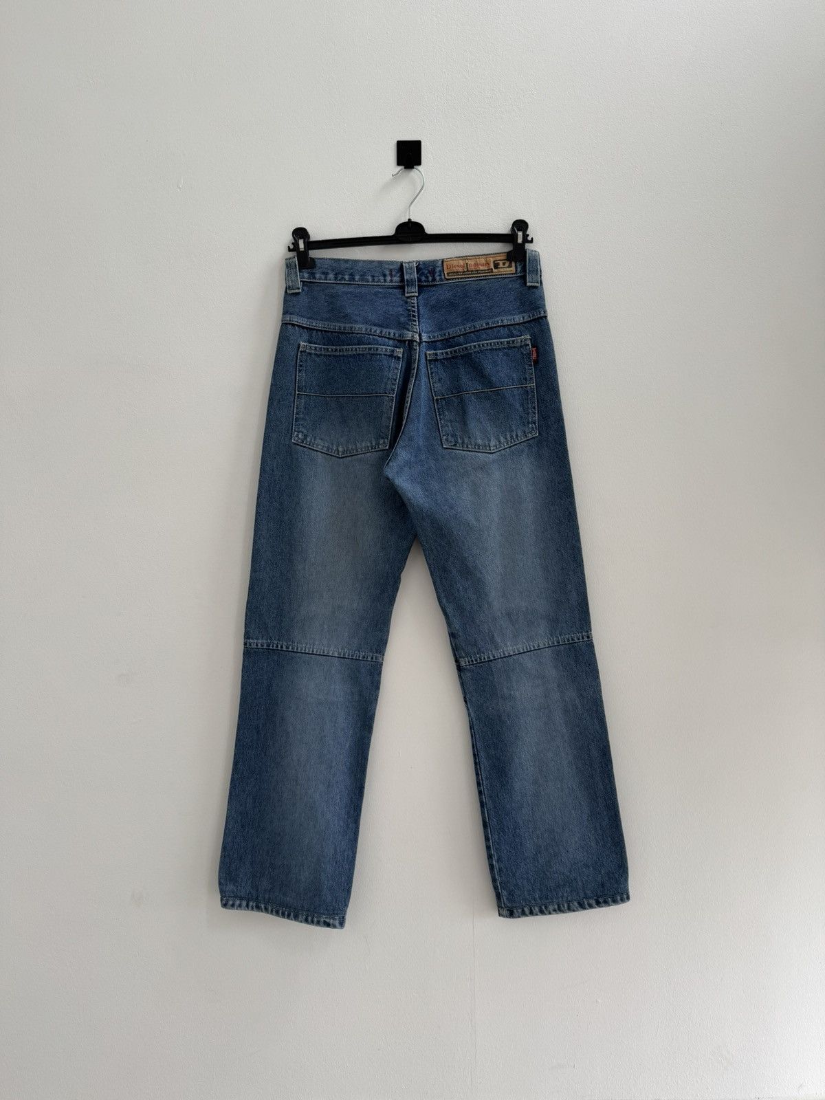 Designer × Diesel × Japanese Brand vintage rare diesel double knee jeans Size US 33 - 11 Thumbnail