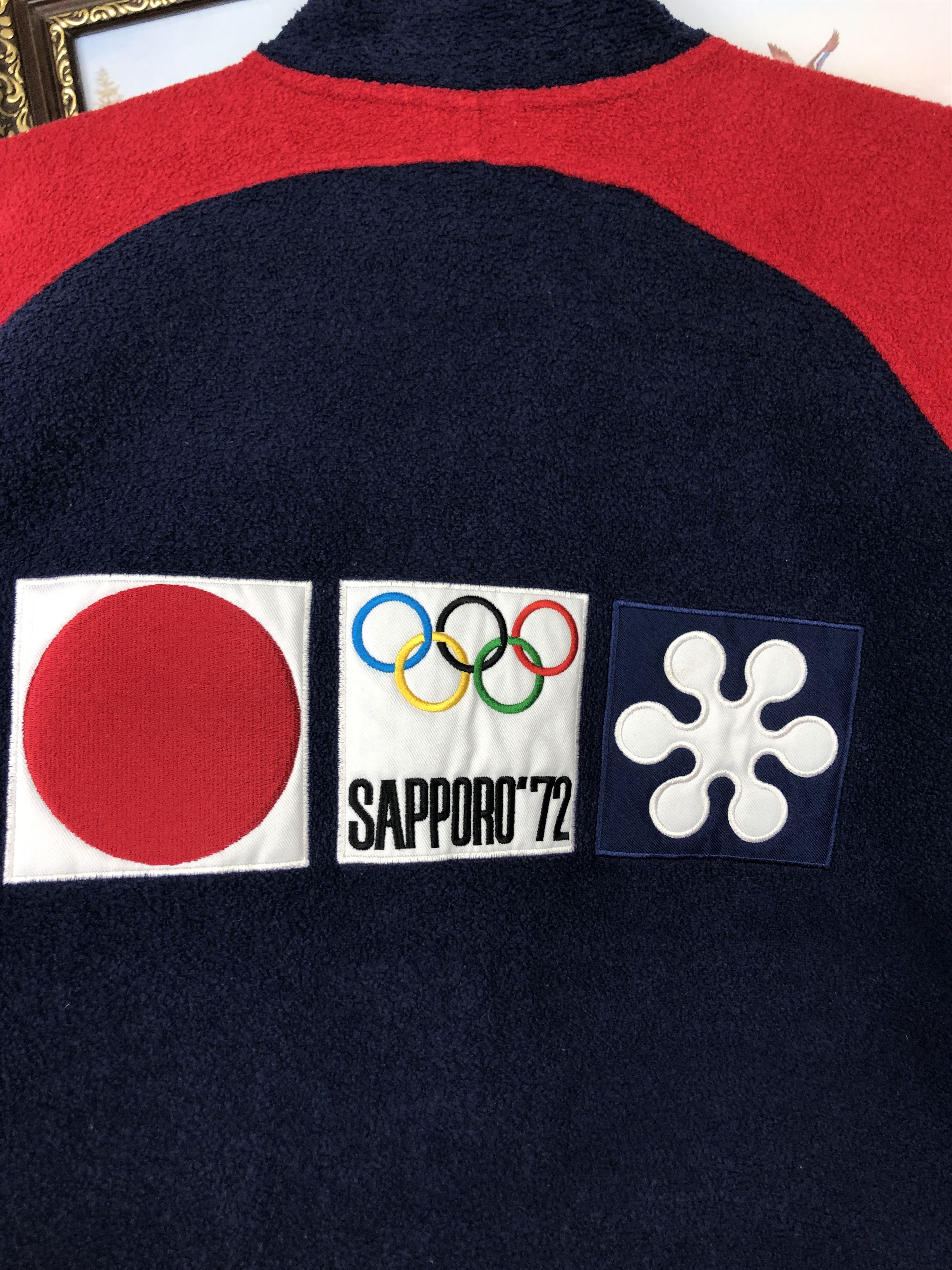 Adidas Vintage 90's Adidas Olympic Games 1972 Sapporo Jacket Fleece Size US M / EU 48-50 / 2 - 11 Thumbnail