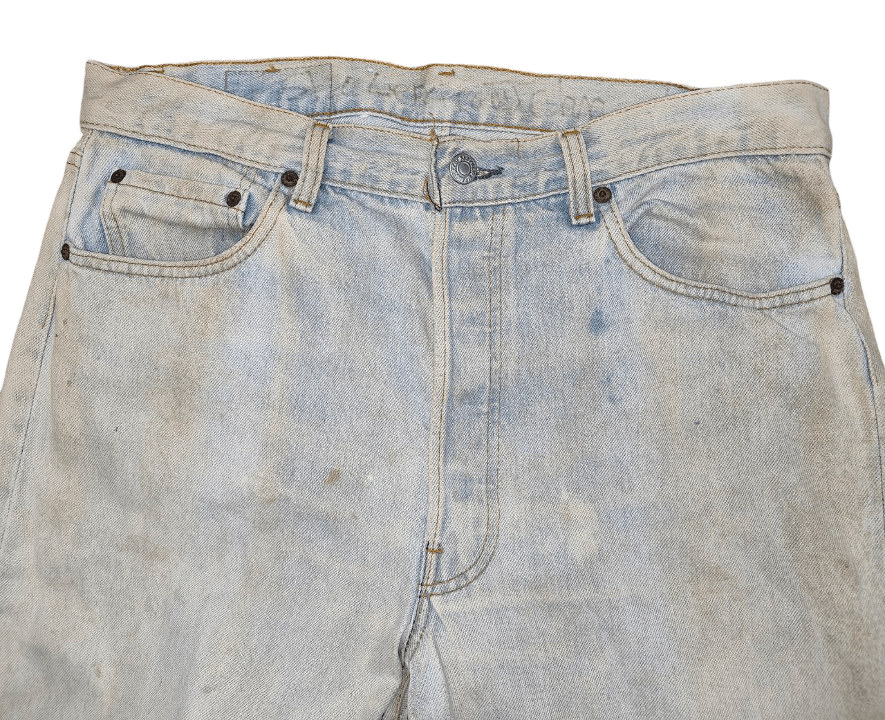 Levi's Vintage Clothing 70s Vintage Levi's 501 Mudwash worn Denim Size US 34 / EU 50 - 4 Thumbnail