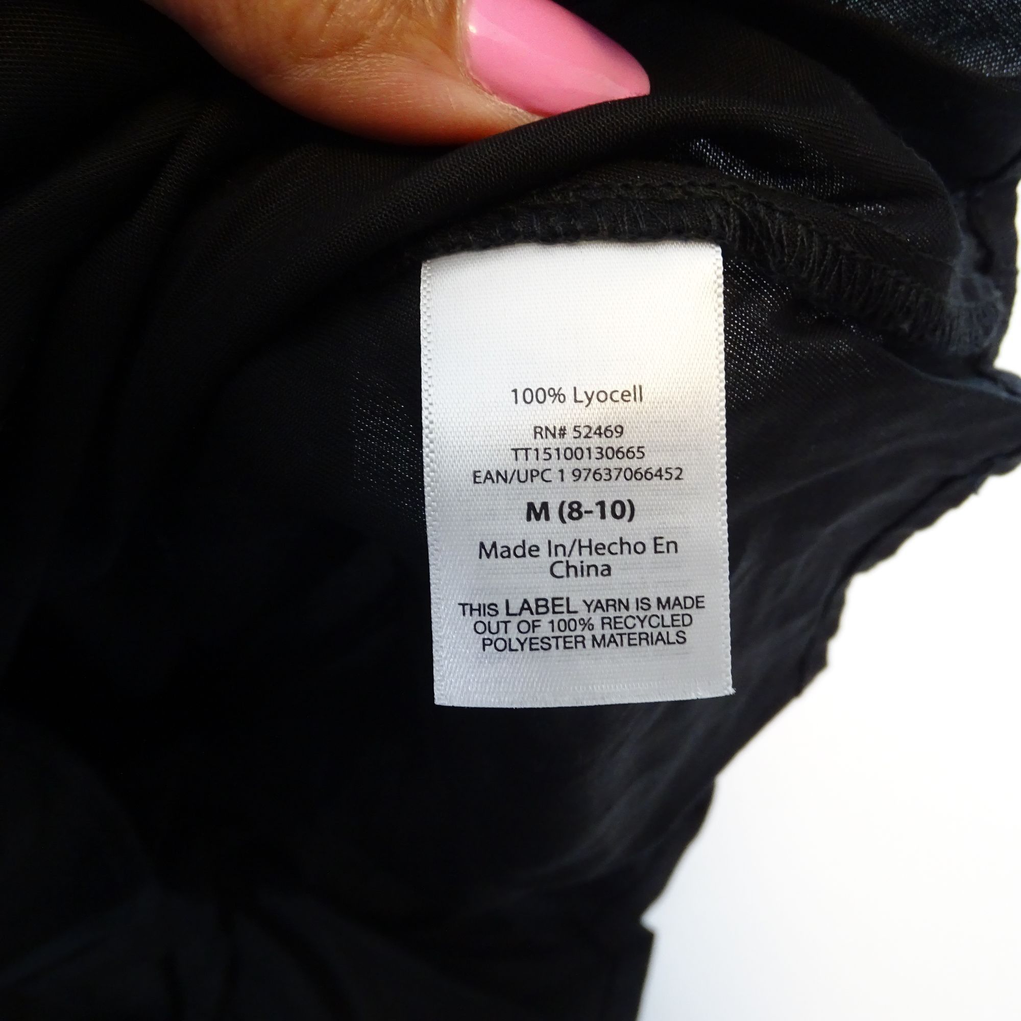 Other Time And Tru Black Popover Shirt Dress Women Size M 8-10 Size M / US 6-8 / IT 42-44 - 6 Thumbnail