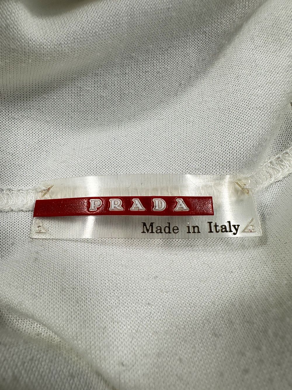 Prada Prada "Linea Rossa" Fleece Hoodie Size M / US 6-8 / IT 42-44 - 7 Thumbnail