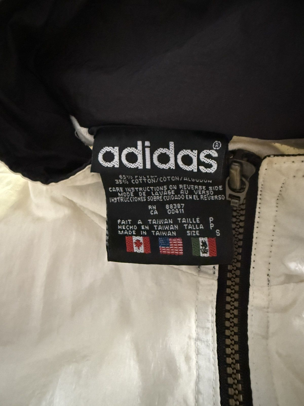 Adidas VINTAGE ADIDAS HALF ZIPPER JACKET Size US L / EU 52-54 / 3 - 7 Thumbnail