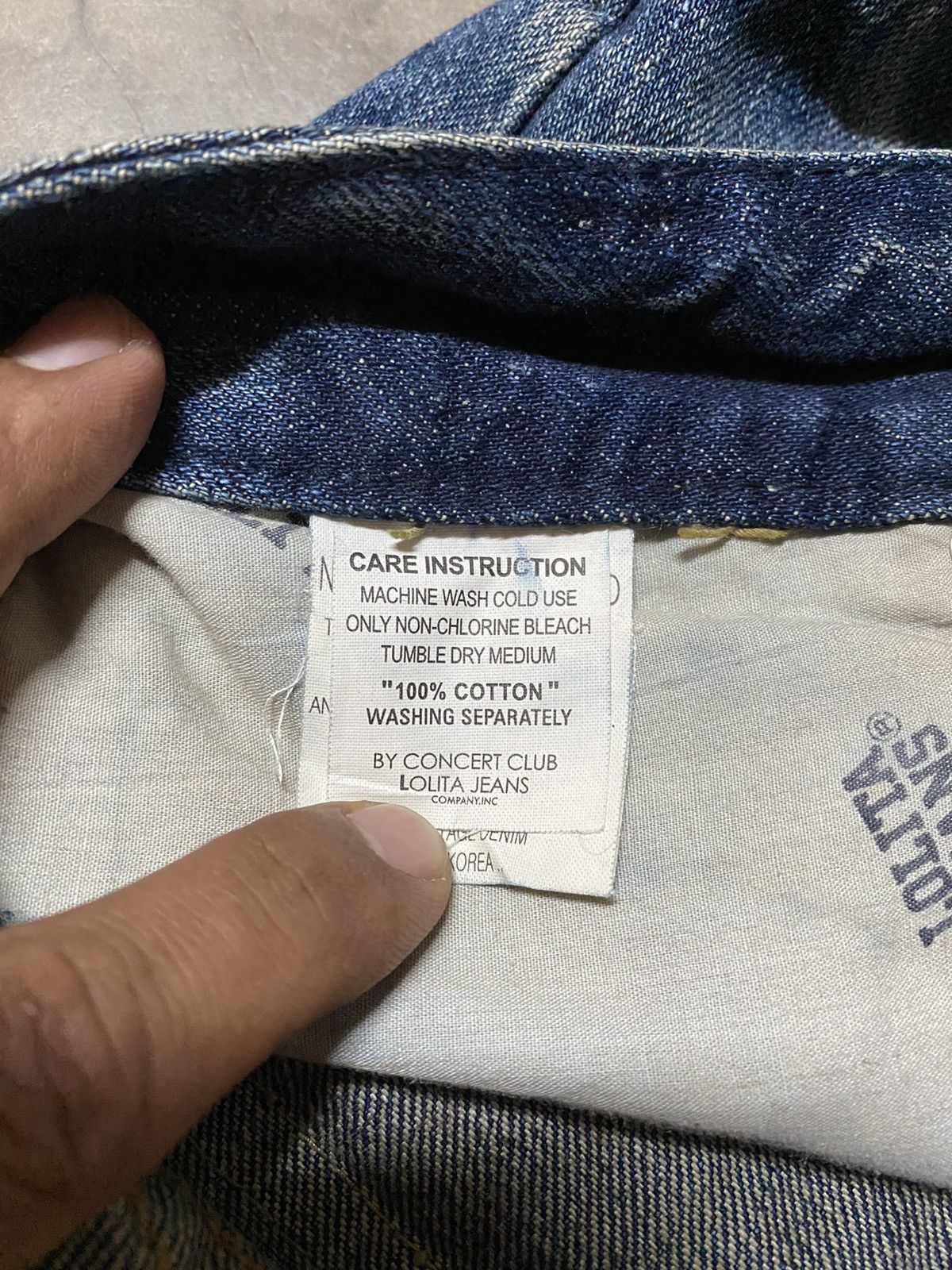 Japanese Brand Flare Jeans Japan Lolita Washed Distressed Jeans Size US 28 / EU 44 - 14 Thumbnail