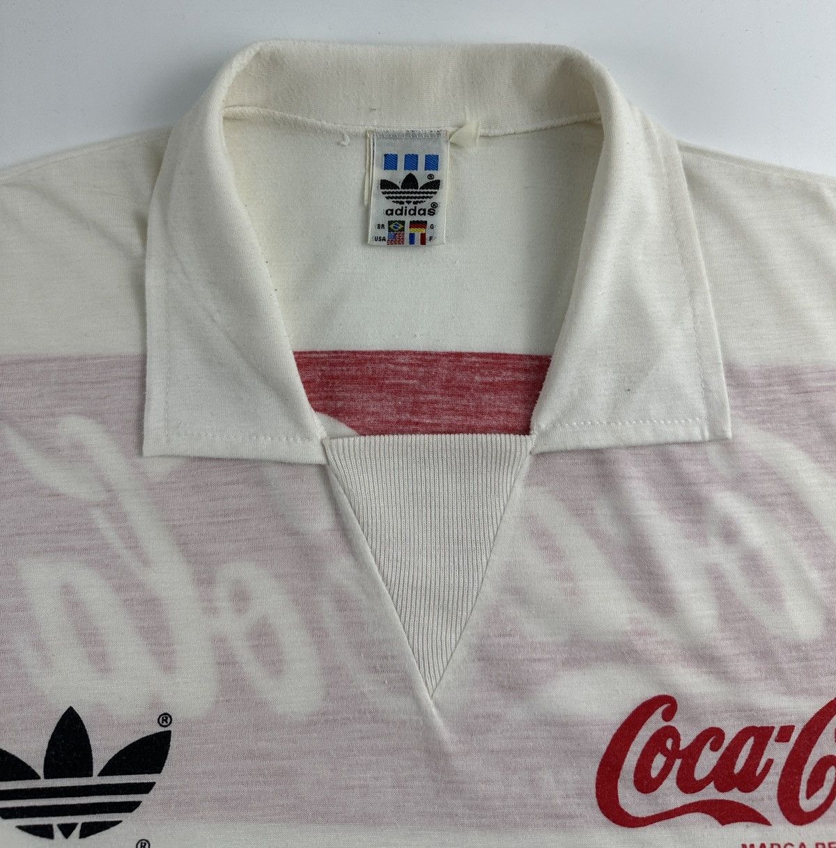 Adidas × Vintage VINTAGE 1989 SAO PAULO HOME SPFC BRAZIL SOCCER JERSEY Size US L / EU 52-54 / 3 - 6 Thumbnail
