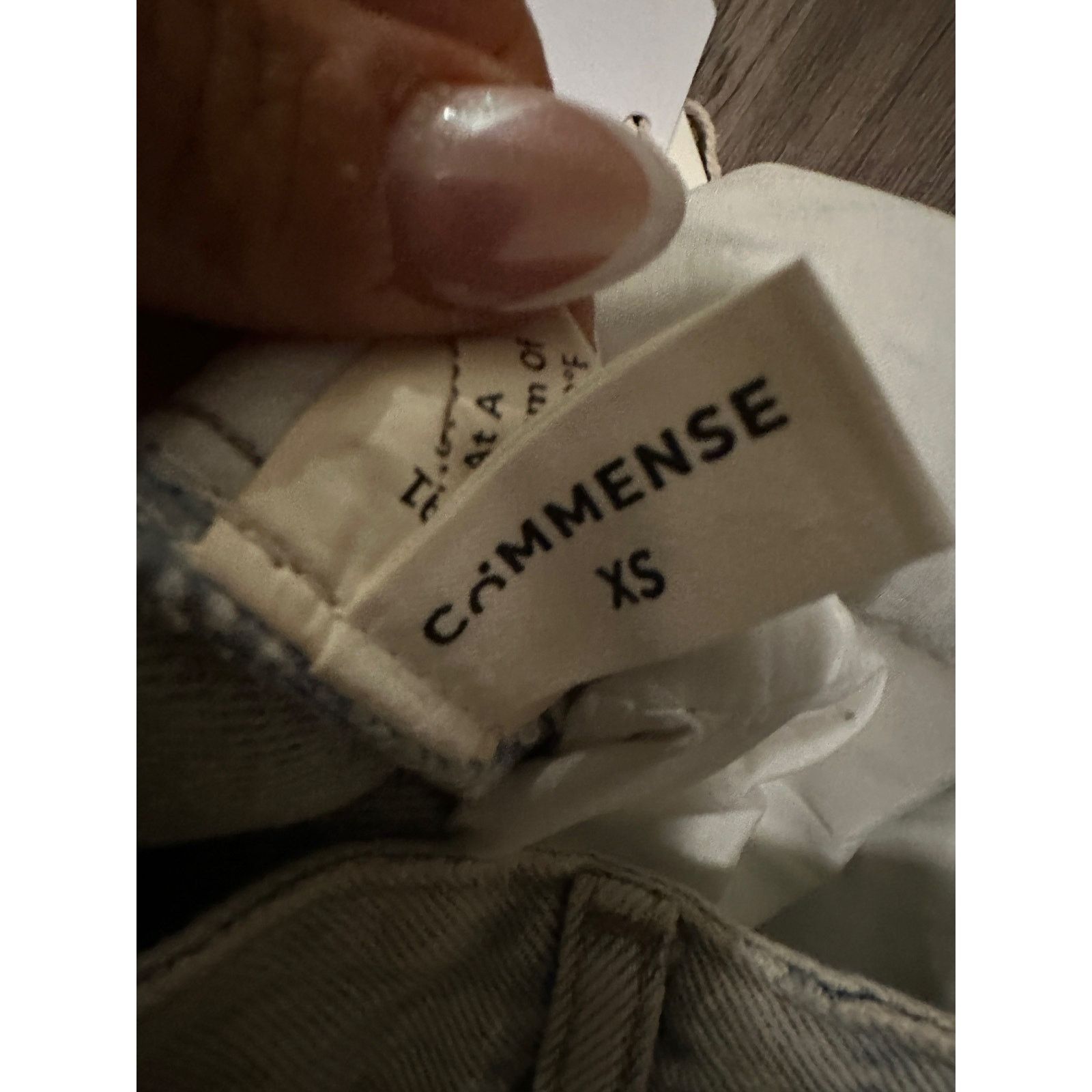 Other Commense Light Wash Blue Wide Leg High Rise Denim Jeans Size 27" / US 4 / IT 40 - 13 Thumbnail