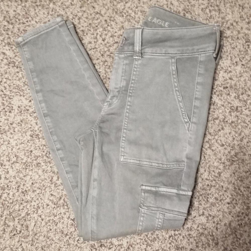 Designer American Eagle Skinny Jeans Size 4 Short Size 27" / US 4 / IT 40 - 1 Thumbnail