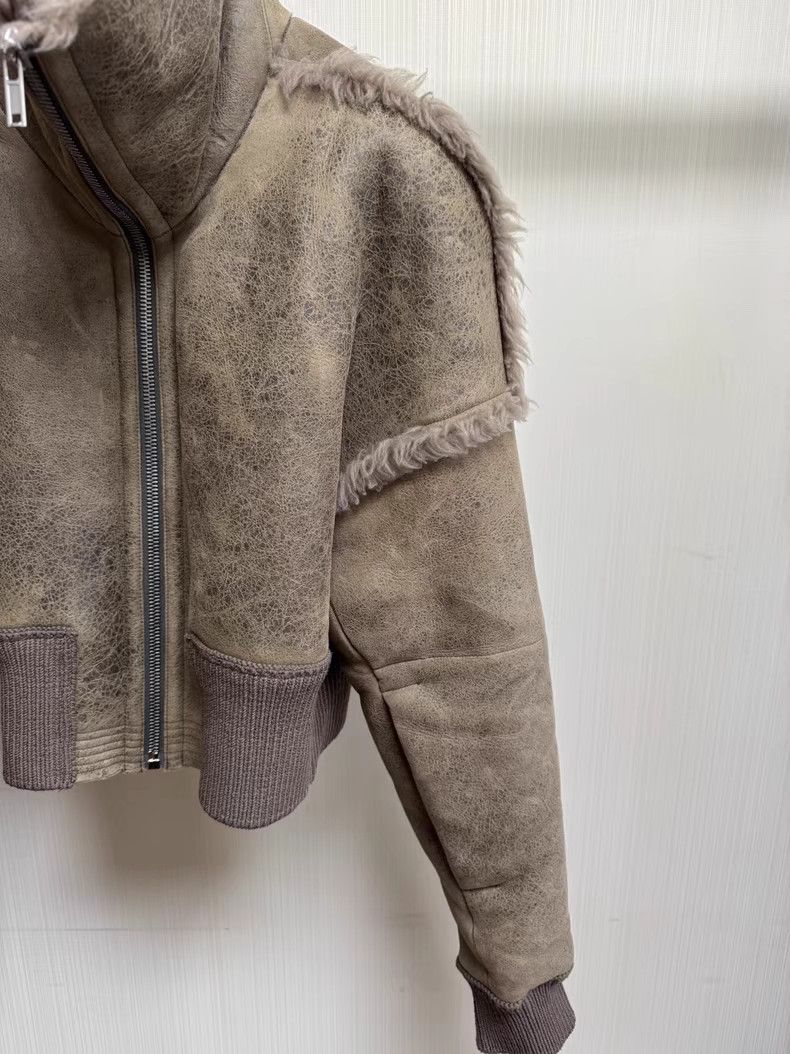 Rick Owens Rick Owens 25FW Vampire Stand Collar Shearling Jacket Q8 Size US M / EU 48-50 / 2 - 2 Thumbnail