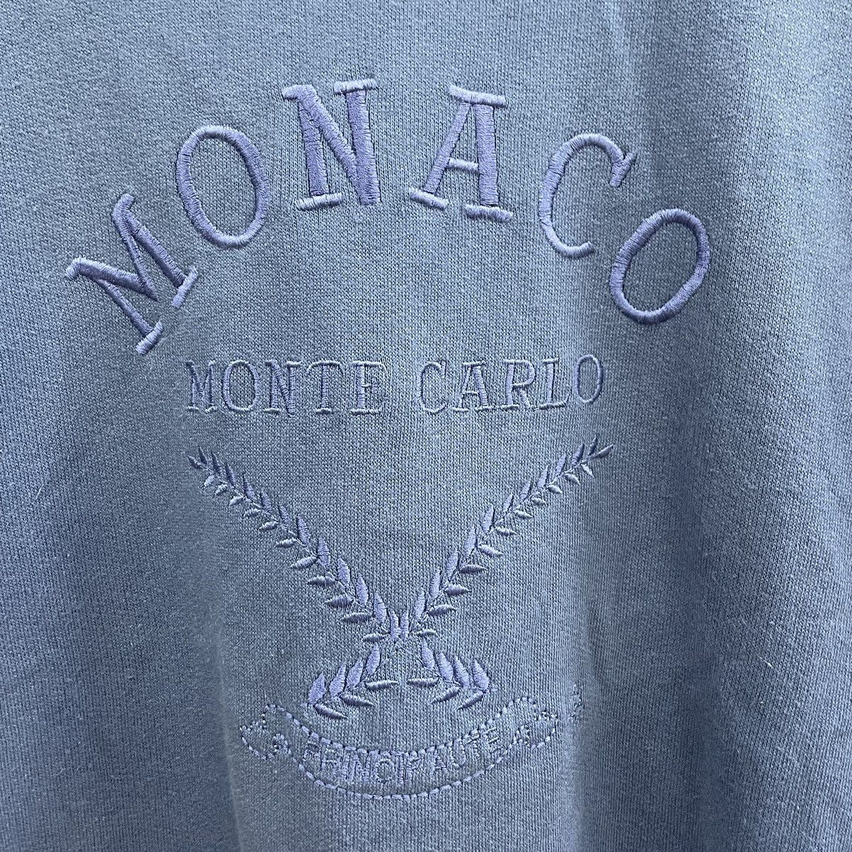 Vintage 🔥Vintage Monaco Monte Carlo Embroidered Sweatshirts Size US M / EU 48-50 / 2 - 4 Thumbnail