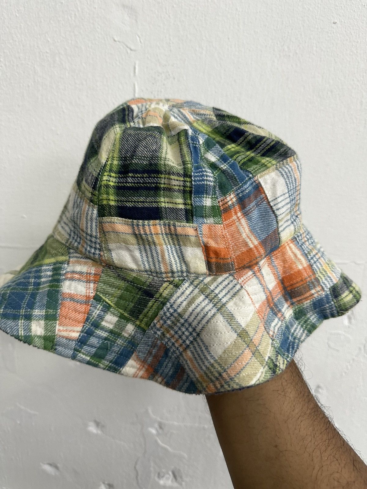 Vintage XGIRL JAPAN Patchwork Reversible Bucket Hat Size ONE SIZE - 3 Thumbnail