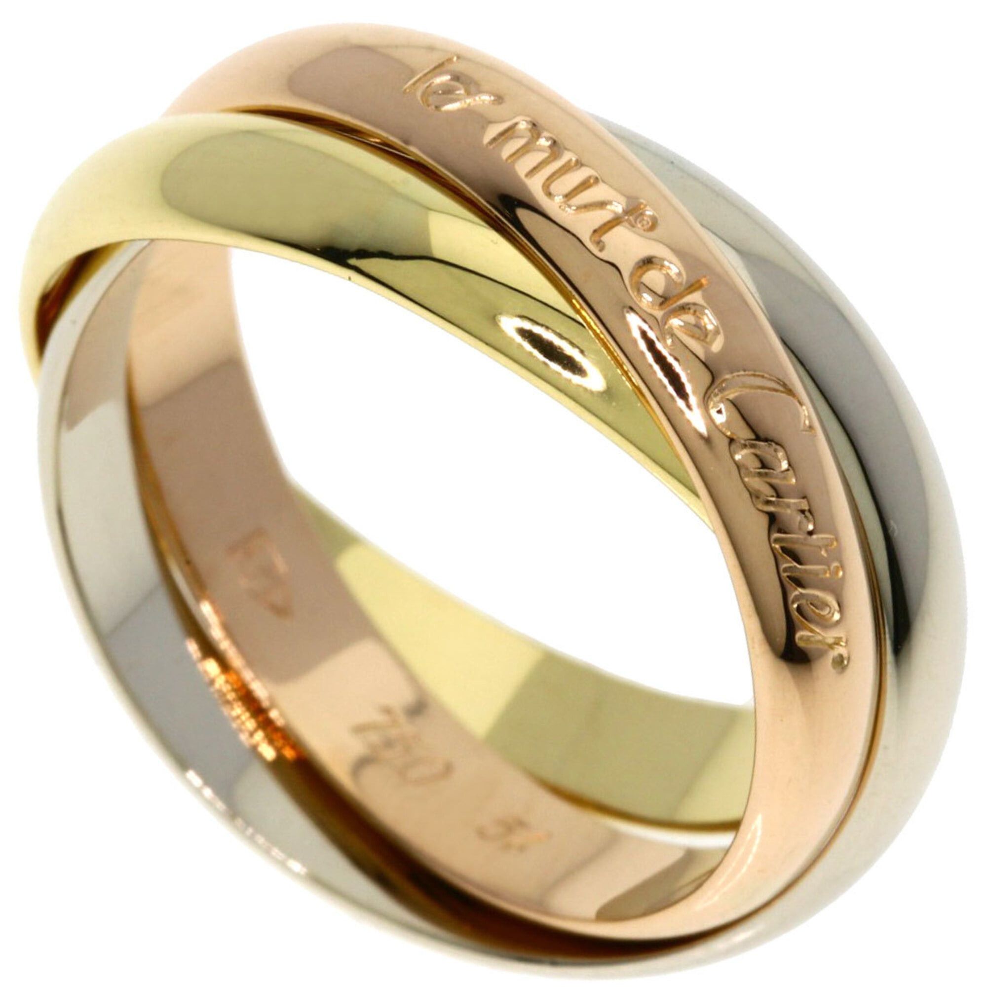Cartier Cartier Trinity #54 Ring - 18K Yellow Gold/18K Pink White Gold Women's CARTIER Size ONE SIZE - 1 Thumbnail