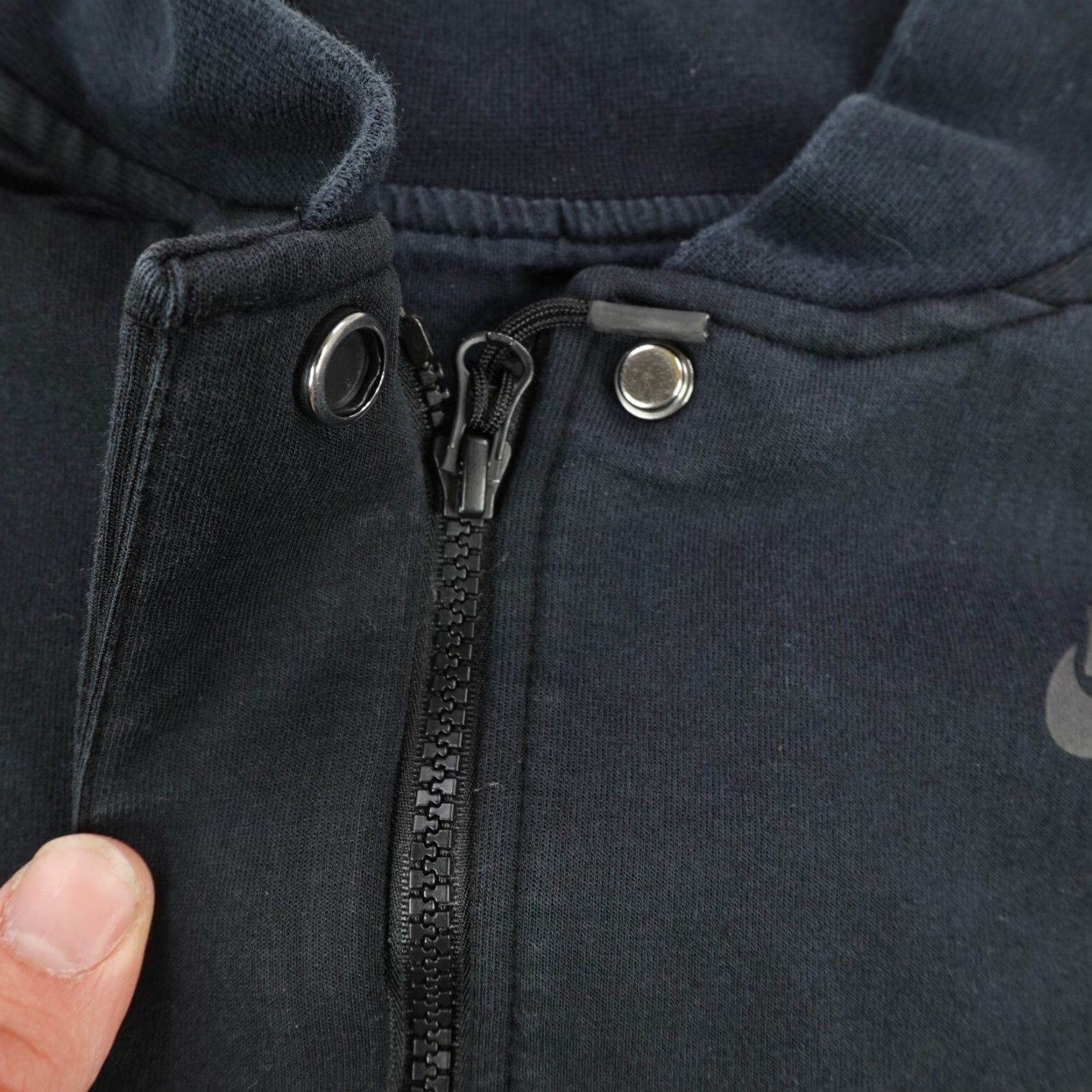 Nike VINTAGE Nike Destroyer Jacket Womens XS Black Tech Fleece Bomber Coat Zip Up Sweatshirt Size XS / US 0-2 / IT 36-38 - 4 Thumbnail
