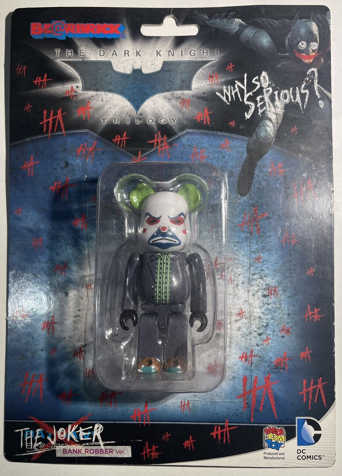 Medicom Toy Medicom Bearbrick The Joker 100% Size ONE SIZE - 1 Thumbnail