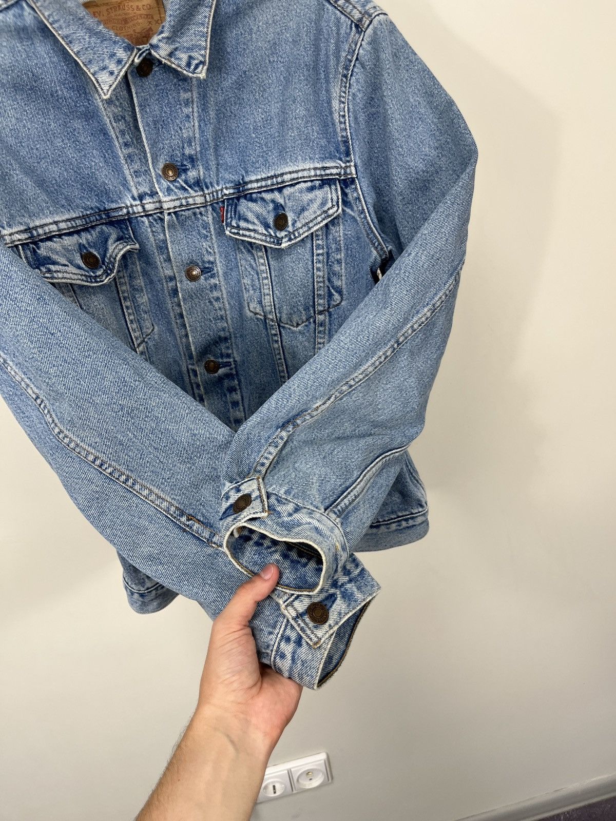 Levi's Vintage Levi’s USA Light Blue Hype Denim Jacket Size US M / EU 48-50 / 2 - 7 Thumbnail