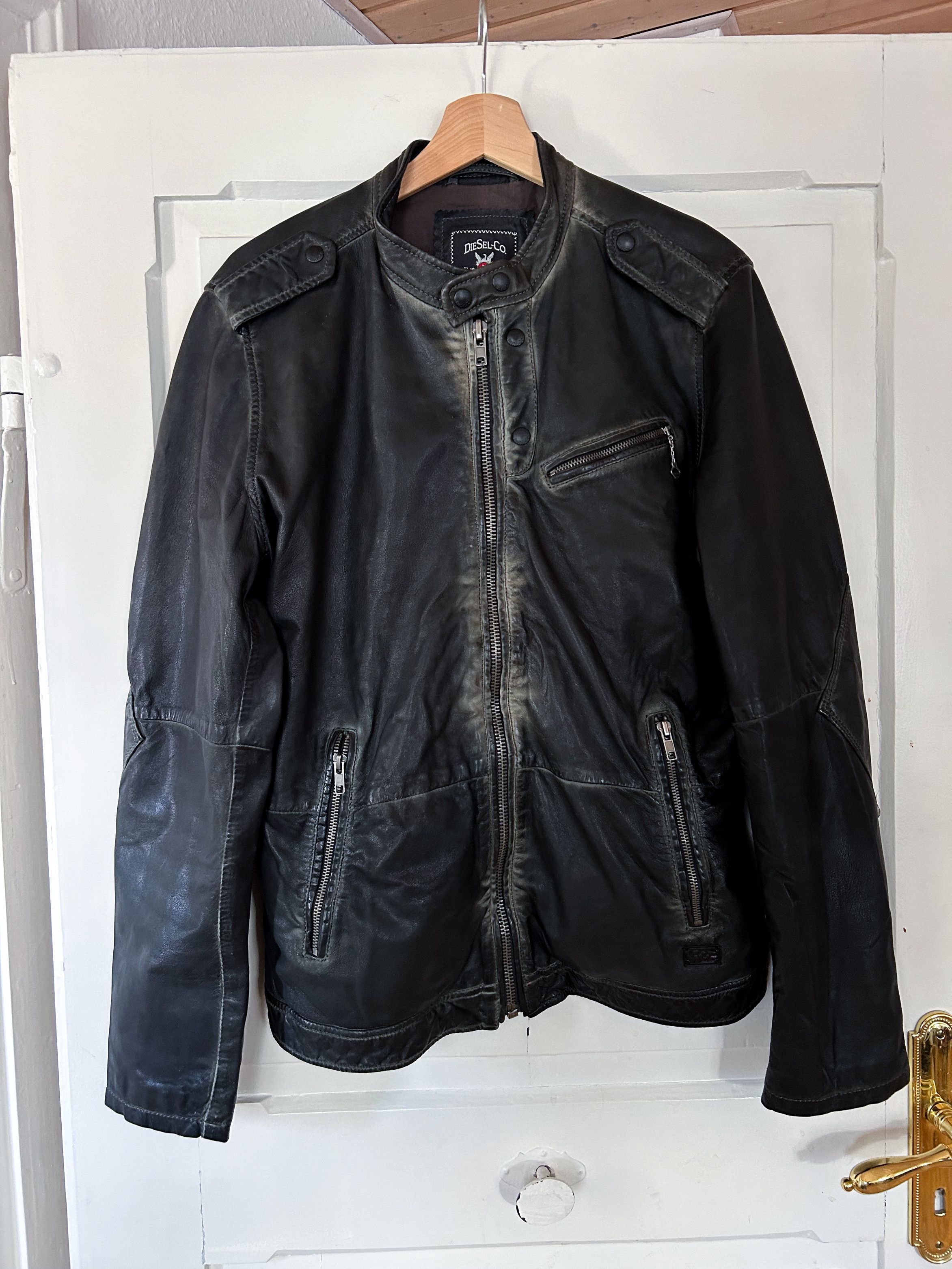 Diesel Vintage Diesel Leather Jacket Size US M / EU 48-50 / 2 - 1 Thumbnail