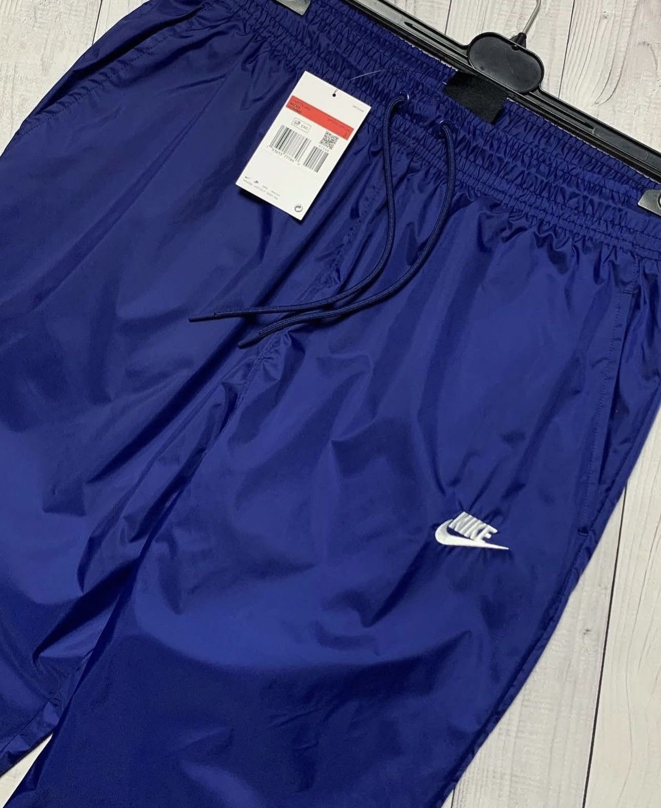 Nike × Vintage Vintage Nike joggers size M blue / Red logo drill Y2K Size US 32 / EU 48 - 4 Thumbnail
