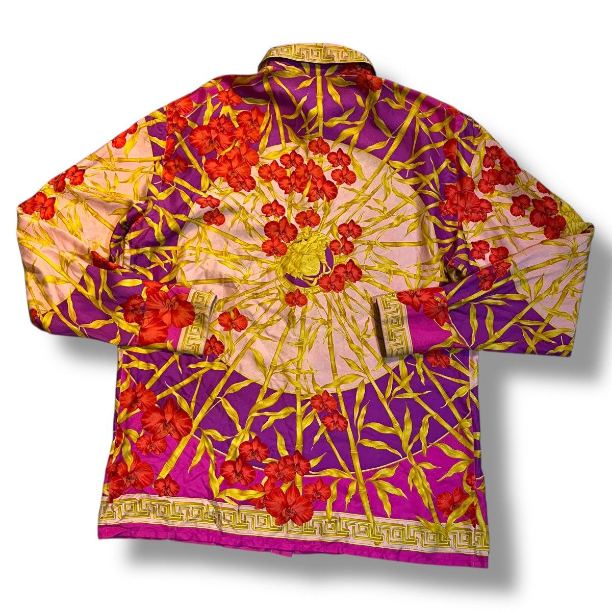 Versace Vintage versace long sleeve baroque button ups shirt Size US M / EU 48-50 / 2 - 3 Thumbnail
