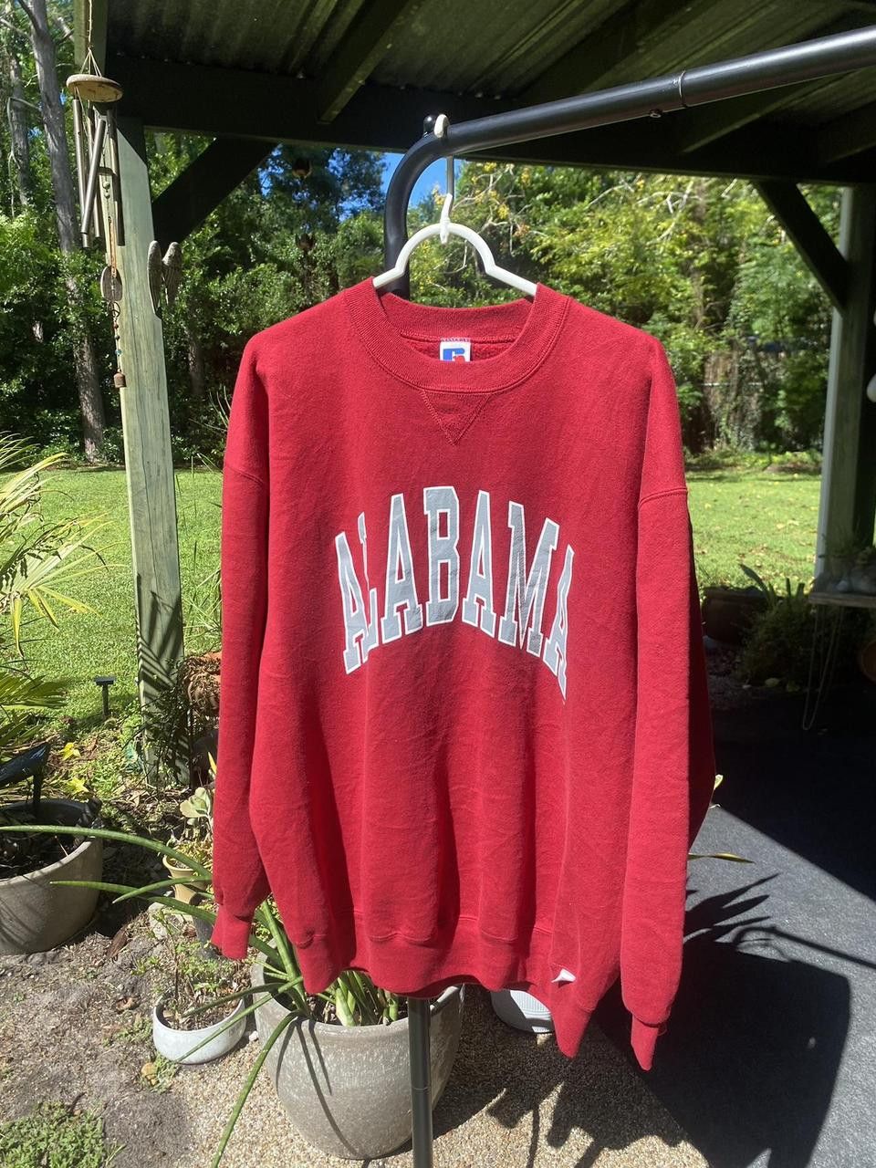 Russell Athletic Vintage 90s Red Russell Athletics Alabama Sweater XL Size US XL / EU 56 / 4 - 2 Thumbnail