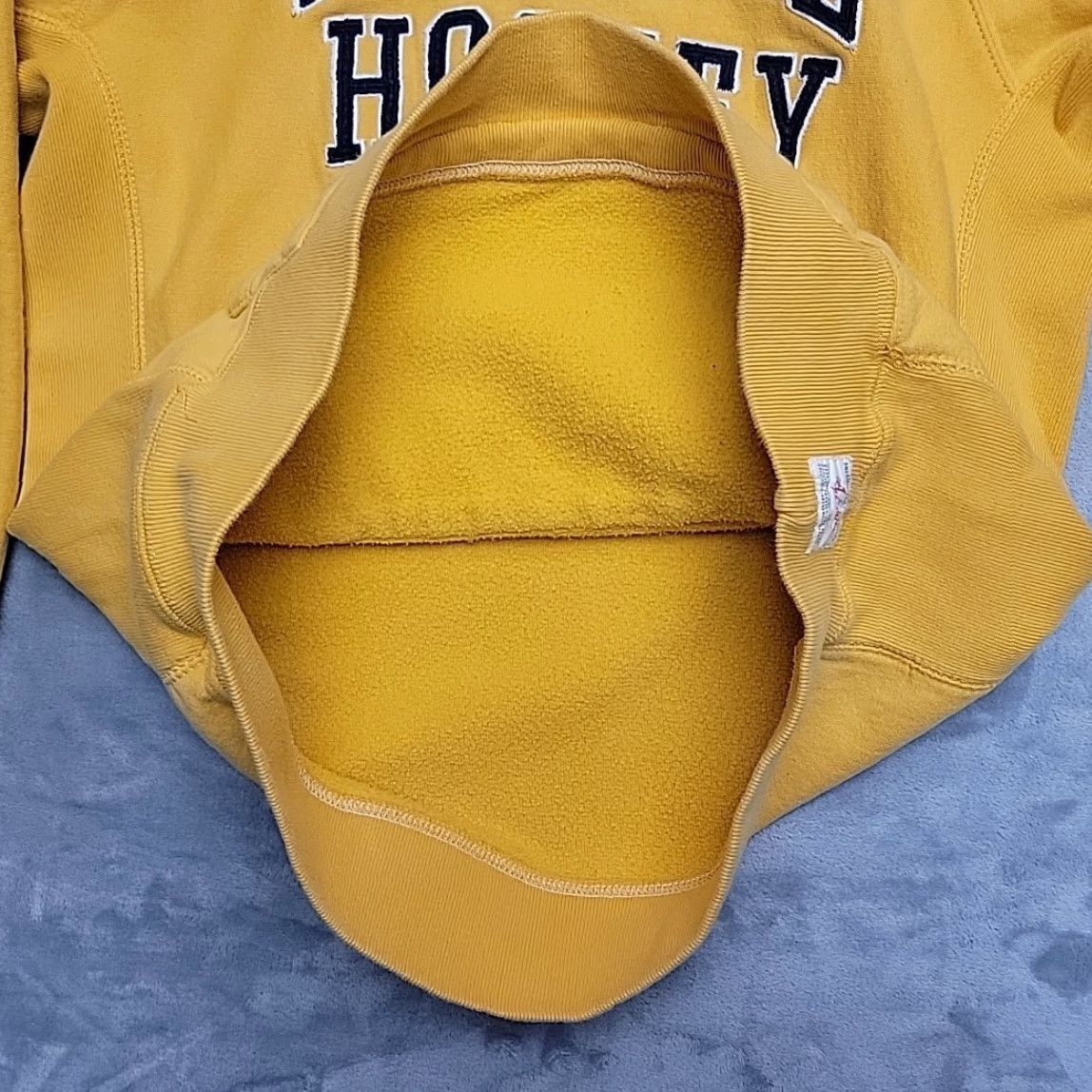 American Eagle Outfitters VINTAGE American Eagle Hoodie Mens L Gold Fleece Pullover Long Sleeve Logo Solid Cotton Casual 90s Mens Size US L / EU 52-54 / 3 - 5 Thumbnail