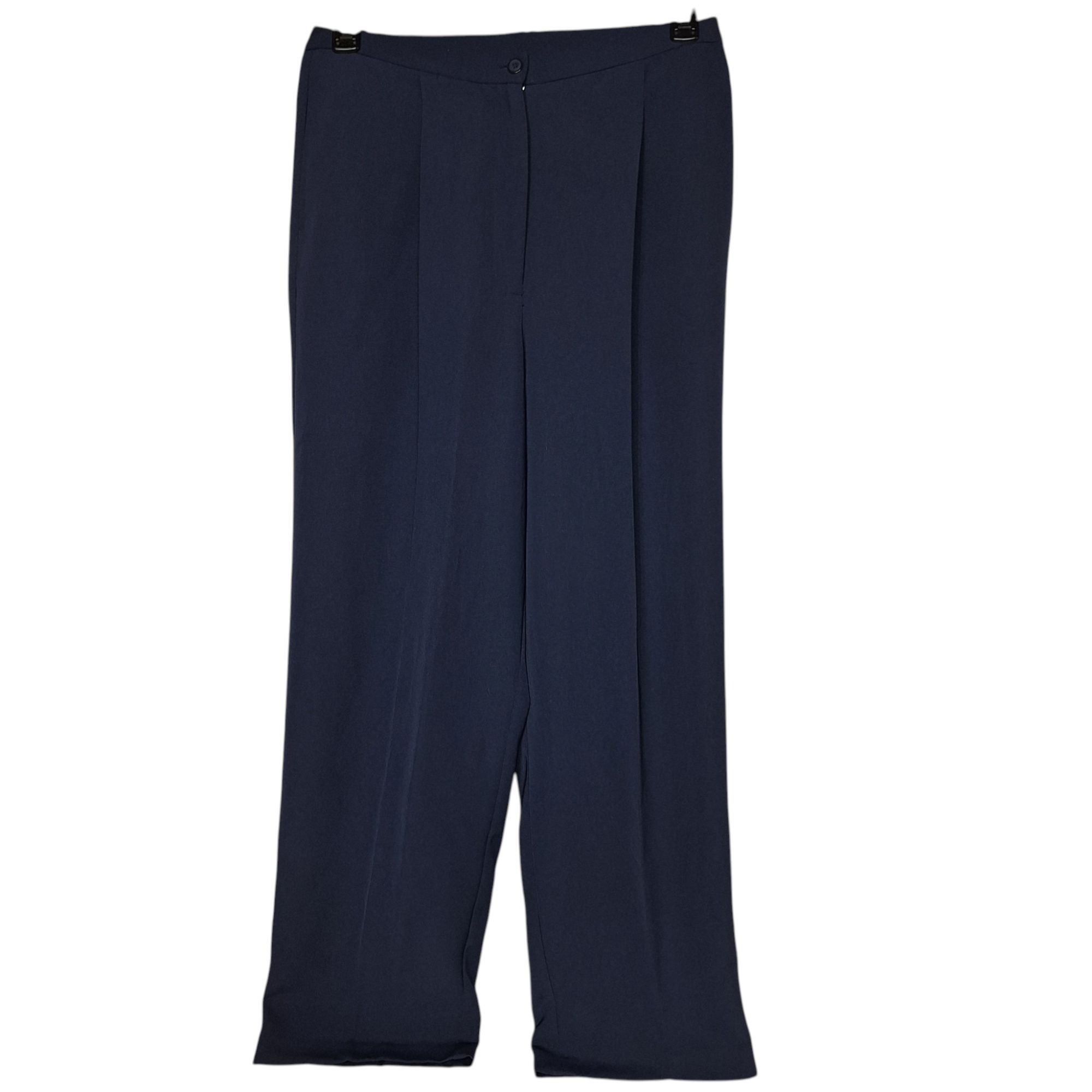 Other Villager Petite Liz Claiborne Navy Blue Dress Pants 14P Care Size 36" / US 14 / IT 50 - 2 Thumbnail