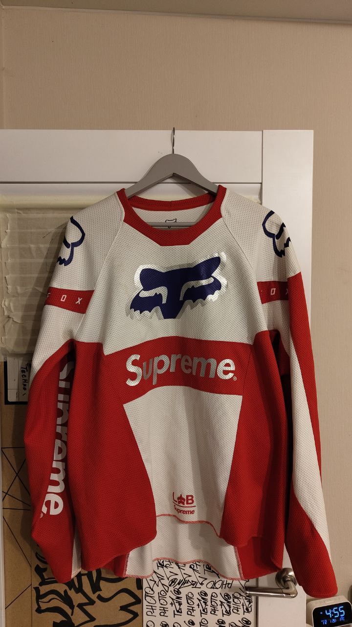 Fox Racing × Supreme SUPREME FOX RACING JERSEY Size US XL / EU 56 / 4 - 1 Thumbnail