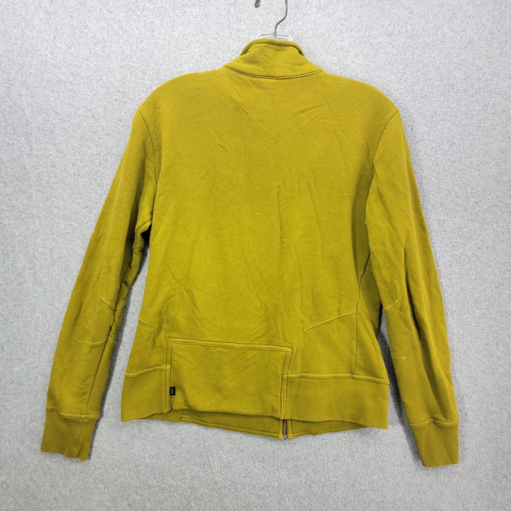 Vintage REI Jacket Womens Large Turtleneck Activewear Cotton Blend Track Jacket with Full Zip Pockets Green Size L / US 10 / IT 46 - 6 Thumbnail