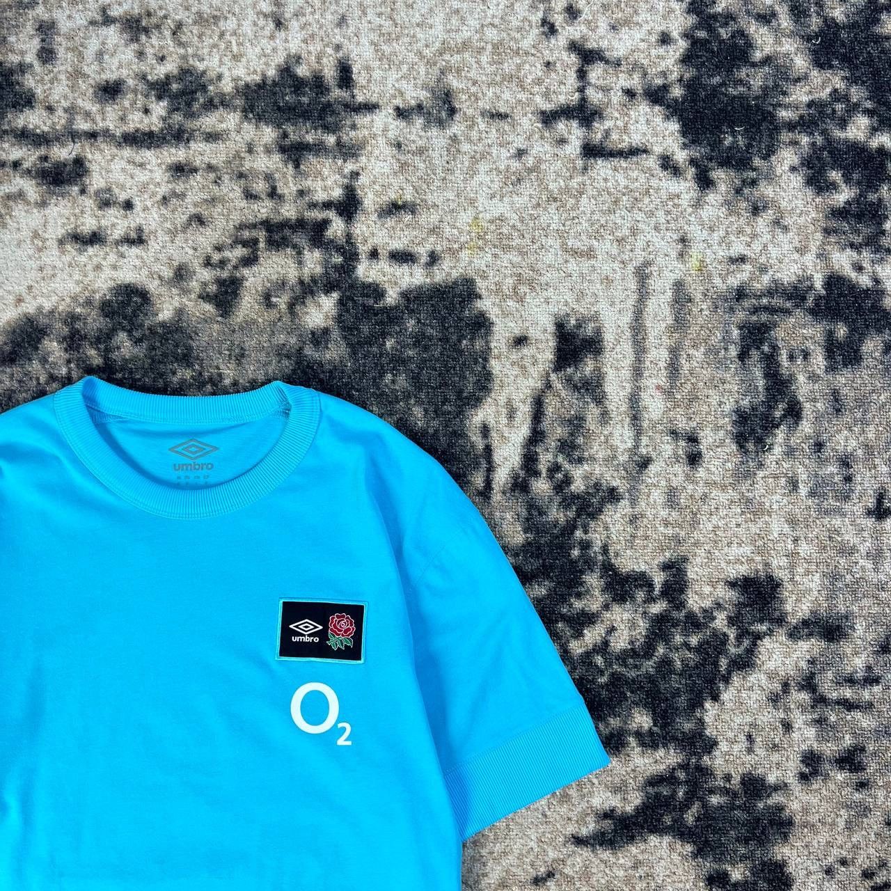 Umbro Umbro O2 Vintage Mini Logo Rugby T-Shirt 2TS15 Size US L / EU 52-54 / 3 - 2 Thumbnail