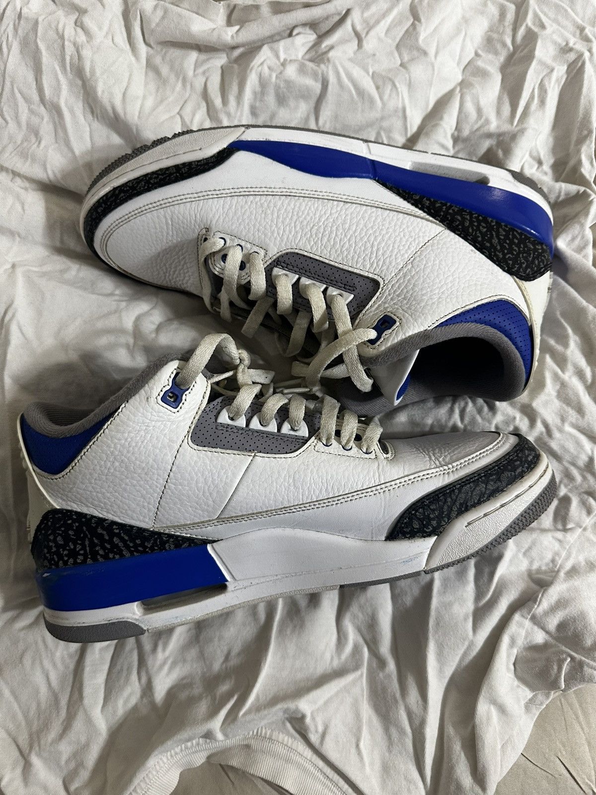 Jordan Brand Jordan Retro 3 Racer Blue Size US 12 / EU 45 - 4 Thumbnail