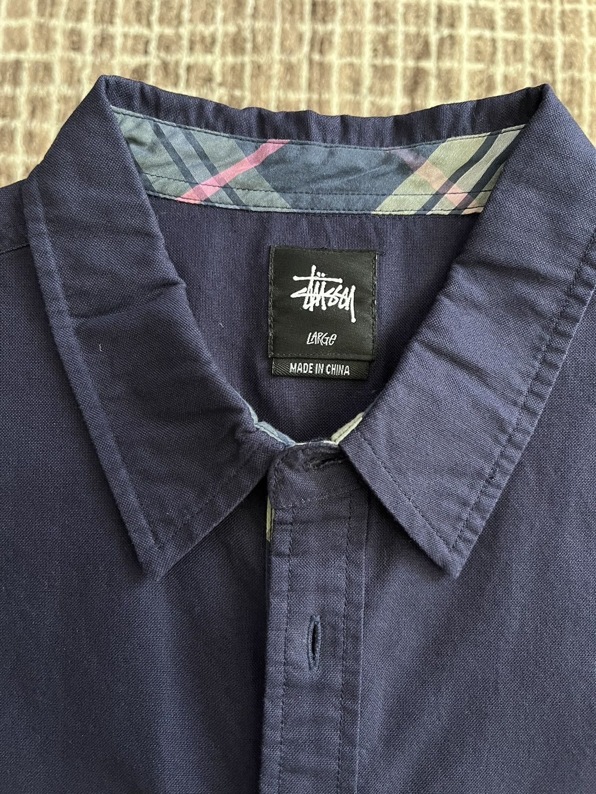 Stussy Burberry Plaid Button Up Size US L / EU 52-54 / 3 - 4 Thumbnail