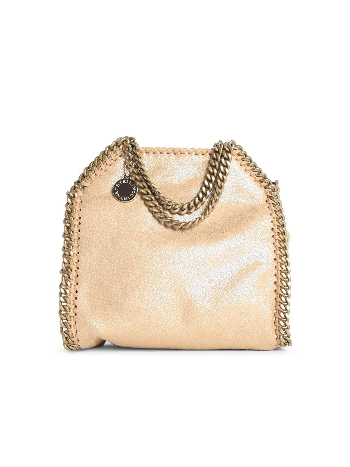 Stella McCartney STELLA McCARTNEY 'Tote Micro Falabella' Gold 'Shaggy Deer' Bag Size ONE SIZE - 1 Thumbnail