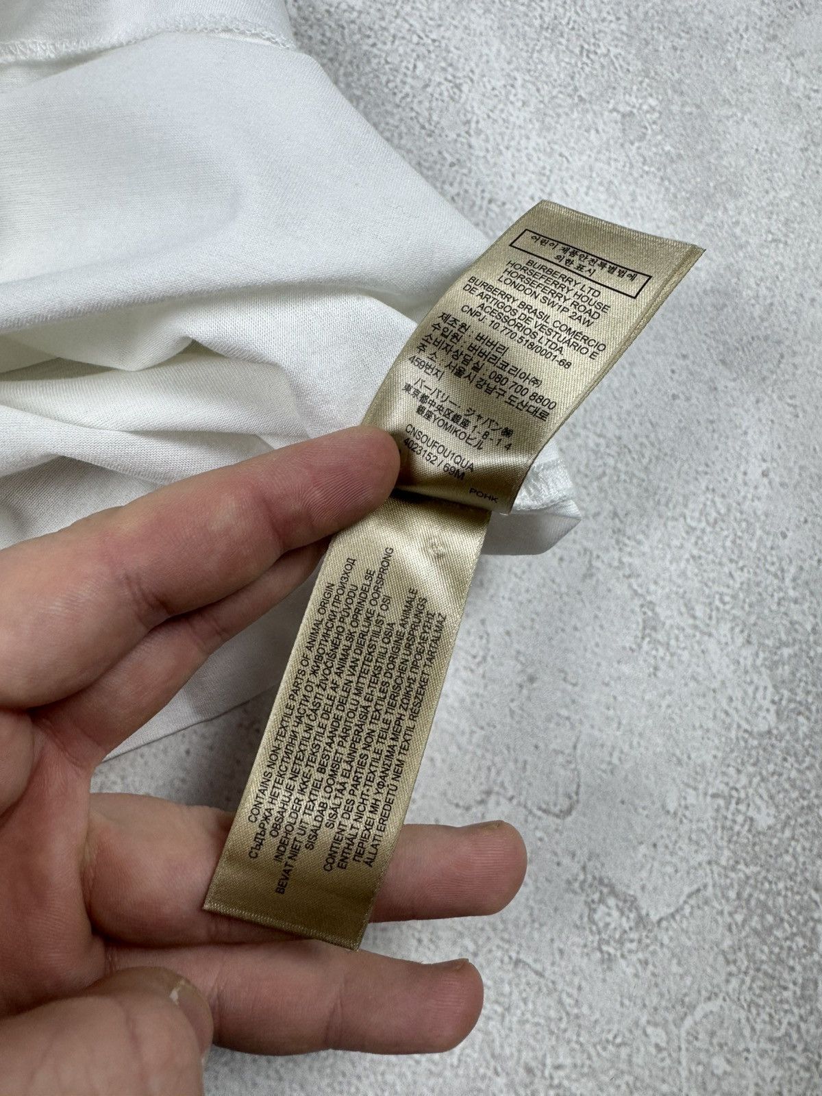 Burberry Burberry London England White Short Sleeve Polo Logo size M Size US M / EU 48-50 / 2 - 13 Thumbnail