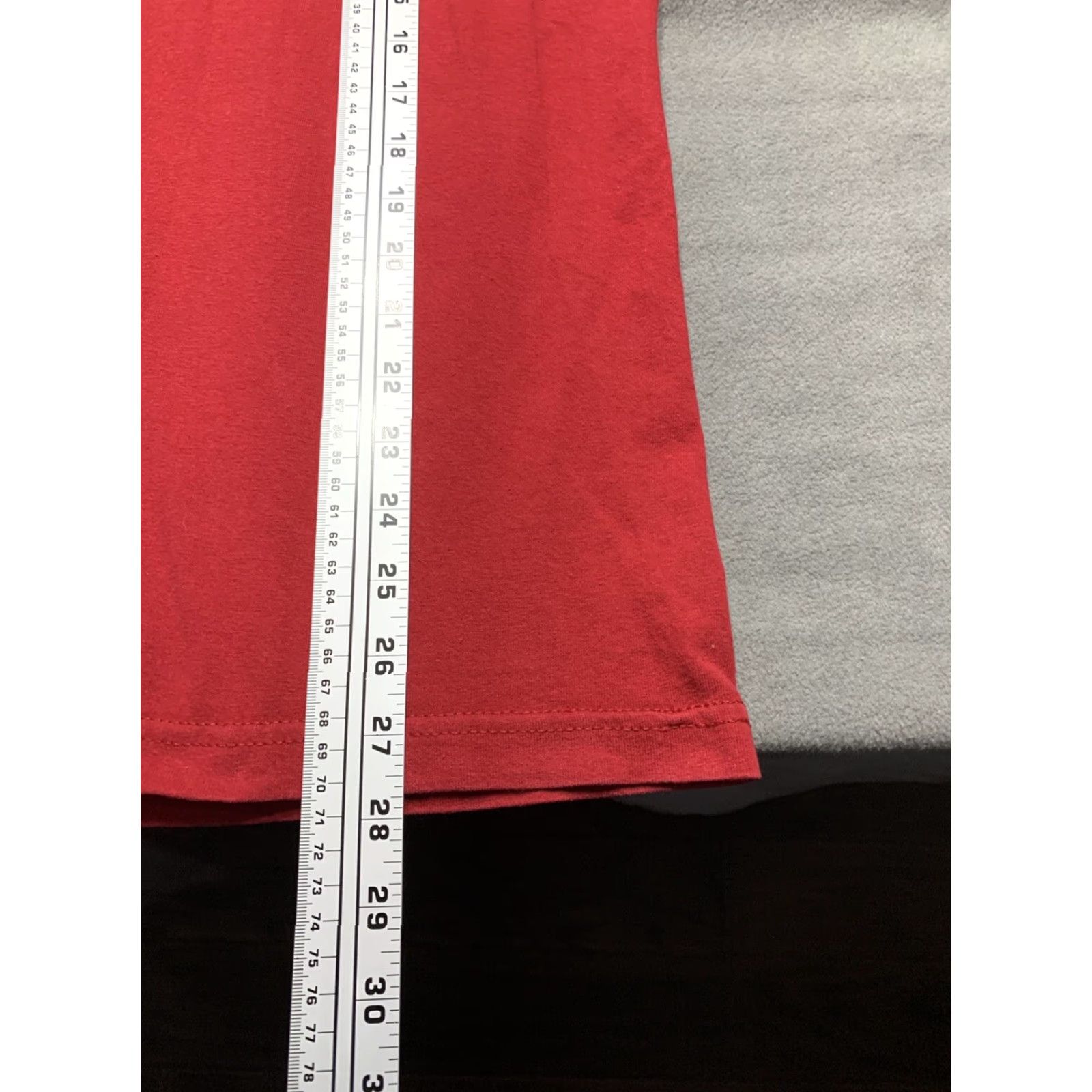Nike Nike Mens T-Shirt Short Sleeve Logo Red M Medium Regular Cotton Sports Shirt Mens Size US M / EU 48-50 / 2 - 5 Thumbnail