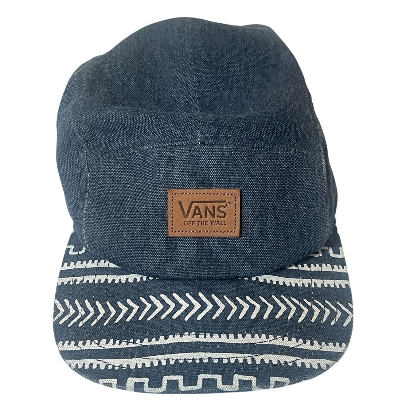 Vans Vans Off The Wall Tan Geometric Pattern Adjustable Cap USED Size ONE SIZE - 1 Thumbnail