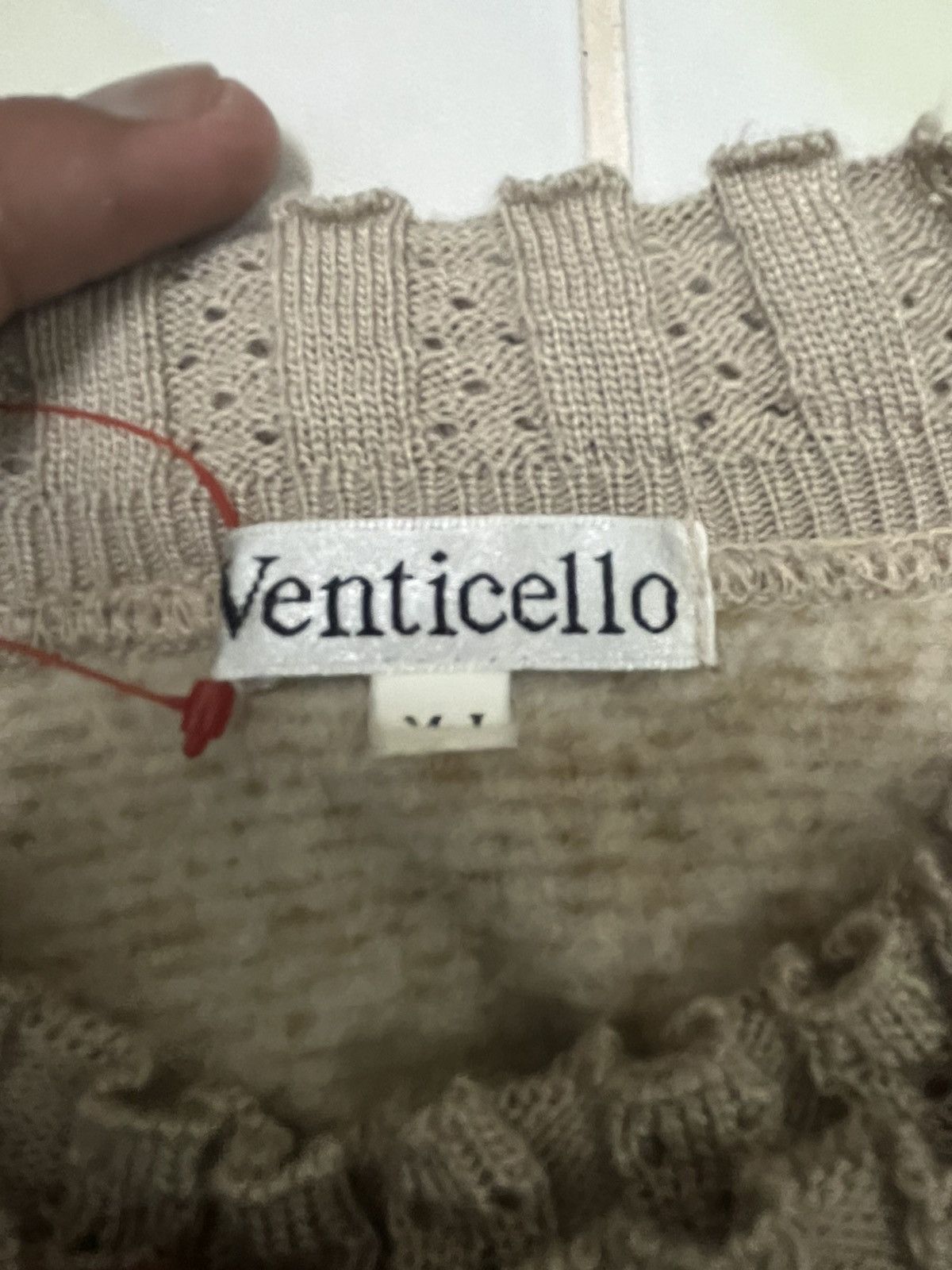Designer × Japanese Brand × Vintage VINTAGE VENTICELLO KNITWEAR with EMBROIDERY FLOWER Size M / US 6-8 / IT 42-44 - 4 Thumbnail