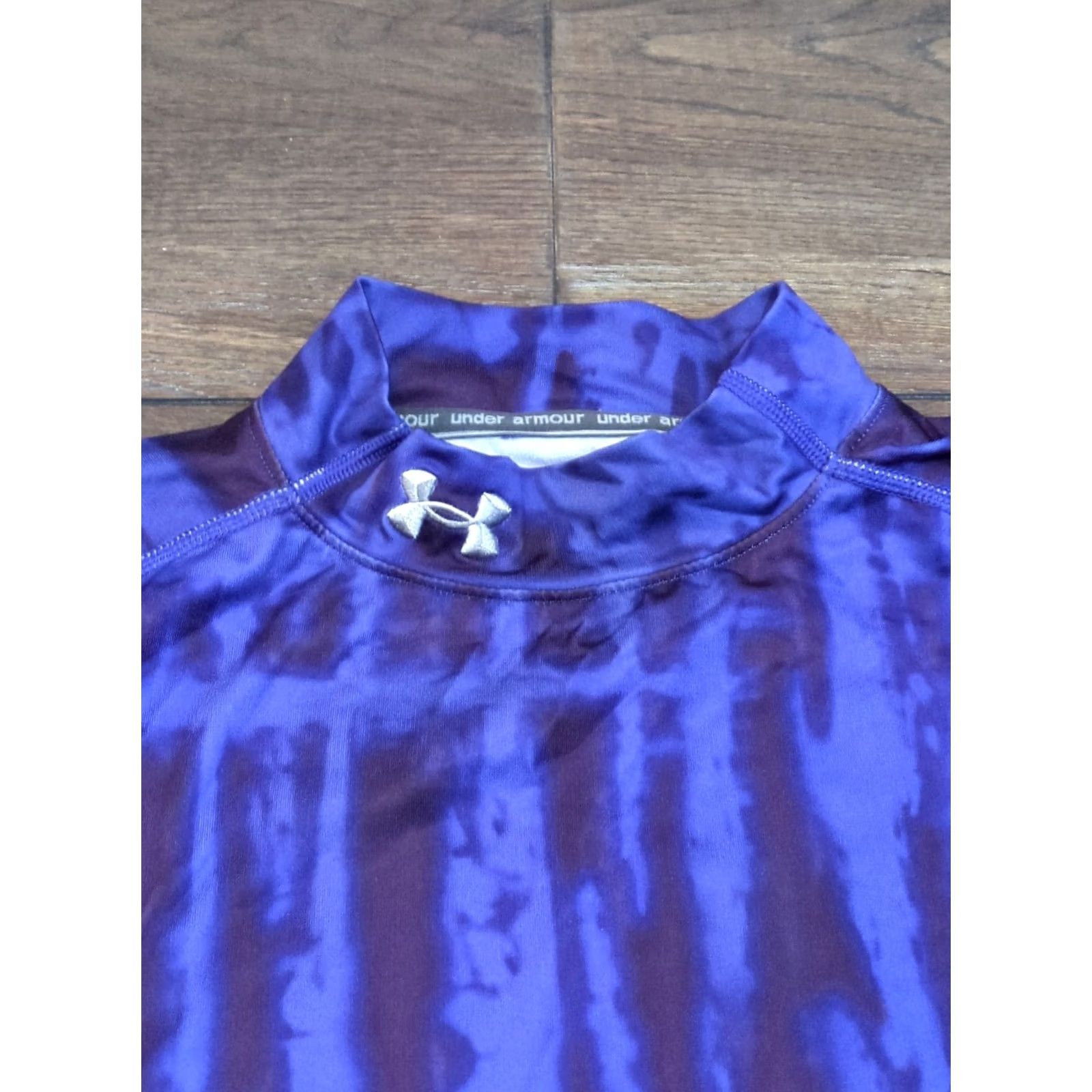 Under Armour Under Armour T-Shirt Women Crew Neck Polyester Purple Size M Long Sleeve Geometric Basic Top Clothing Size M / US 6-8 / IT 42-44 - 3 Thumbnail