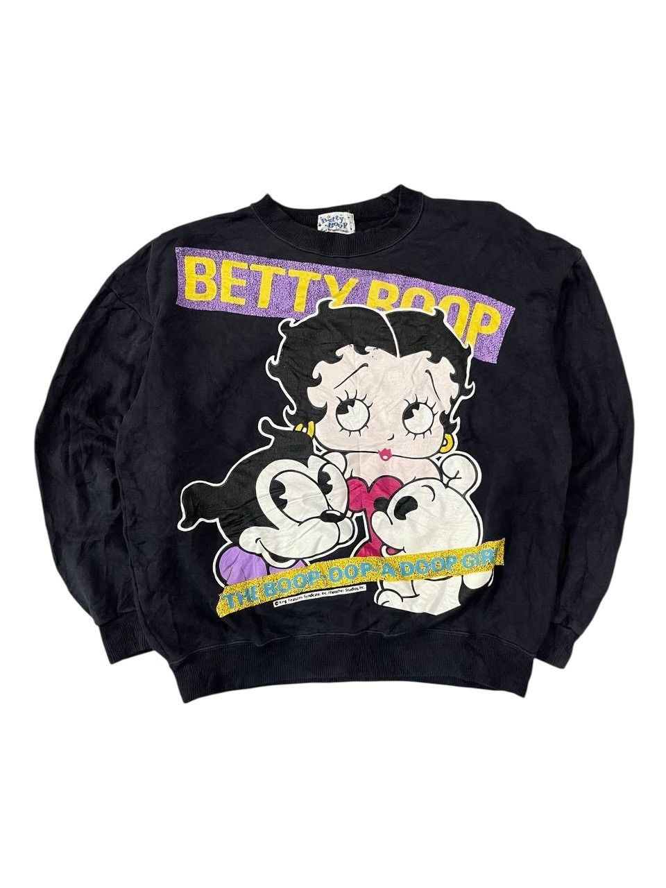 Band Tees VINTAGE BETTY BOOP 90s Size US L / EU 52-54 / 3 - 1 Thumbnail