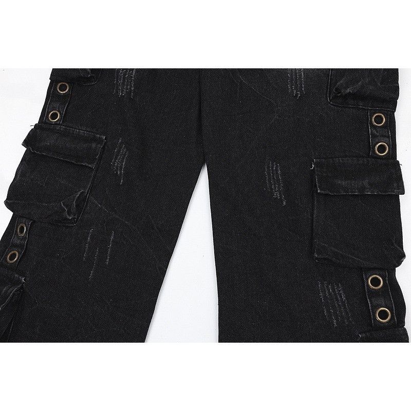 Japanese Brand × Jean Loose casual pocket high street jeans Size US 32 / EU 48 - 4 Thumbnail