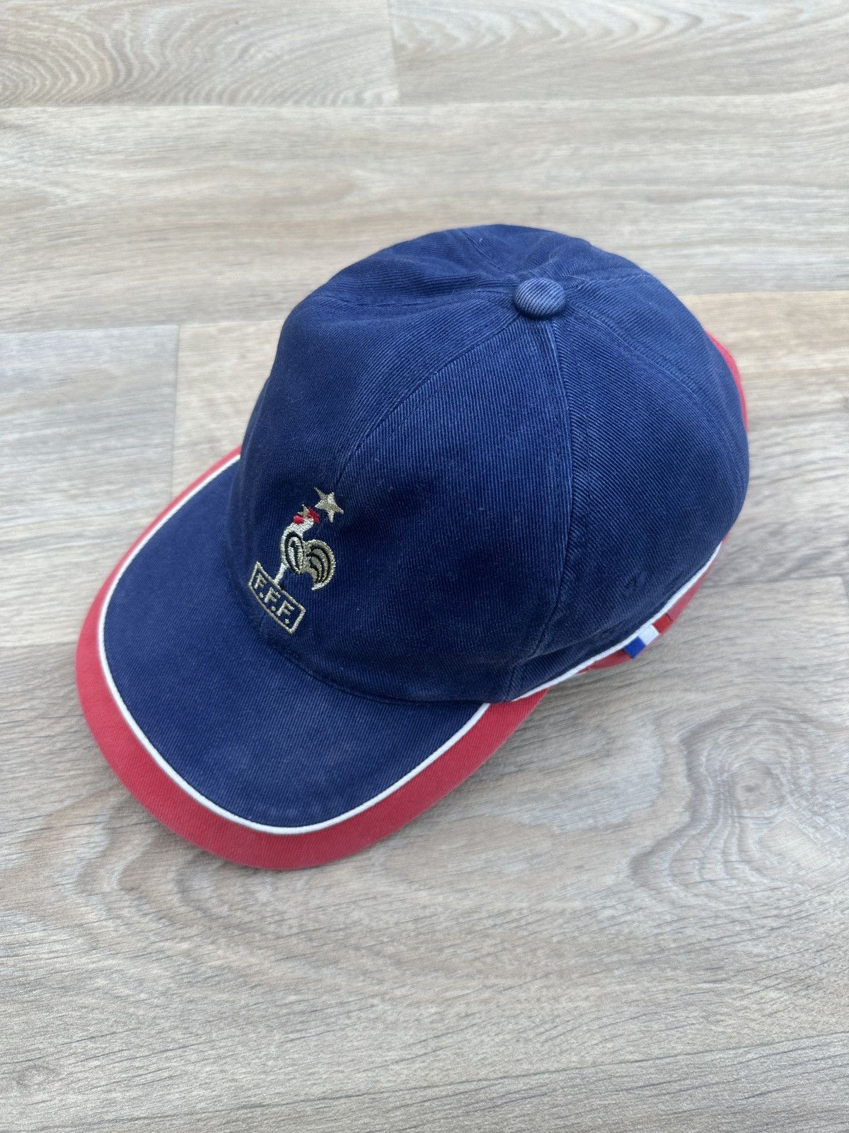 Adidas CAP vintage FFF Adidas France 1 étoile – 100% coton – Size ONE SIZE - 2 Thumbnail
