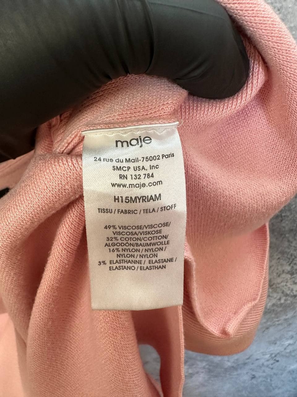 Maje Maje Pink Asymmetrical Hem Knit Sweater Pullover Top Size M / US 6-8 / IT 42-44 - 15 Thumbnail
