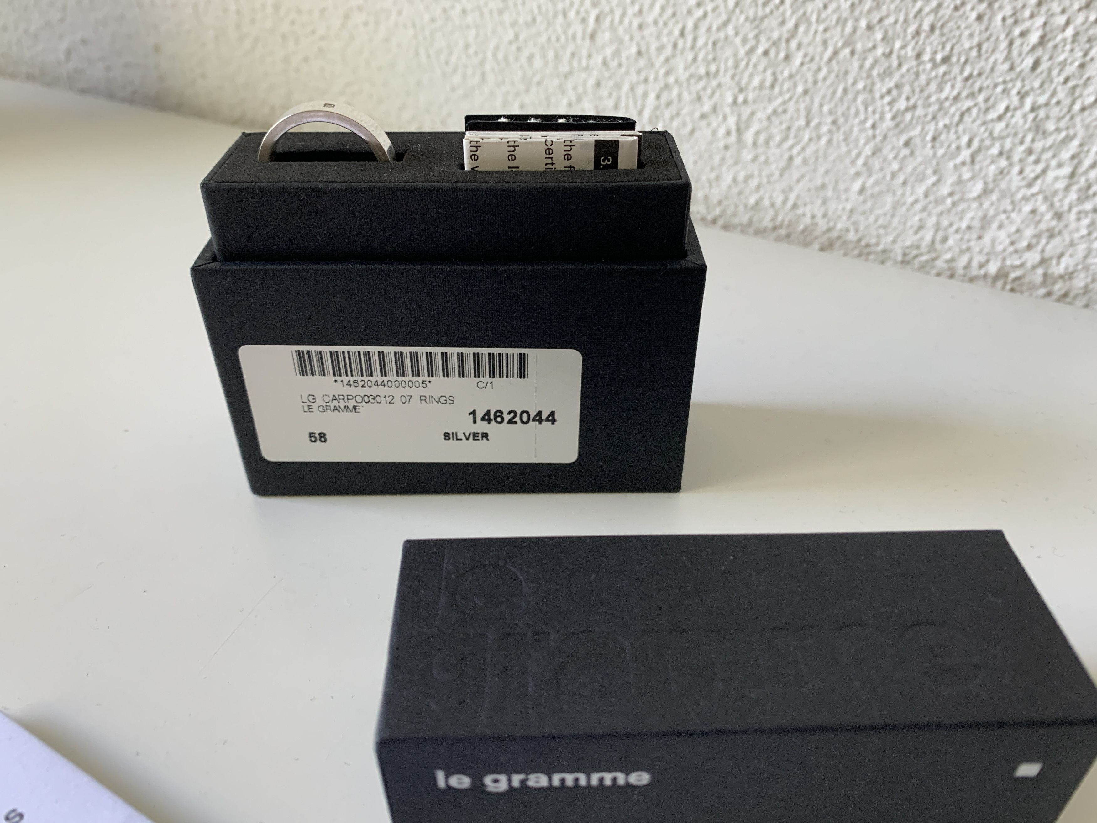 Le Gramme 925 sterling silver slick polished ribbon ring la 7g Size ONE SIZE - 4 Thumbnail