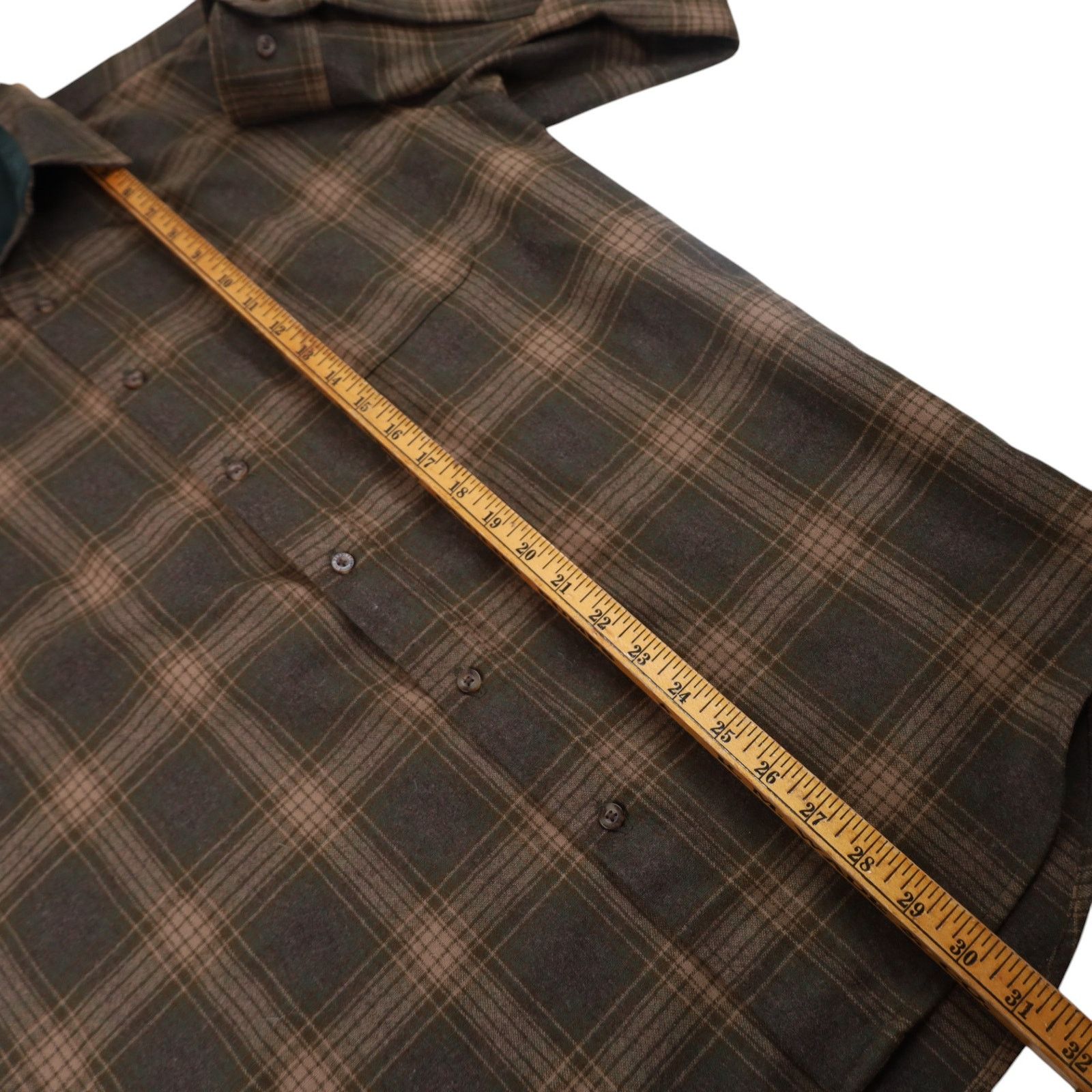 Pendleton Pendleton %100 Wool Flannel Shadow Plaid Lodge Shirt Size US M / EU 48-50 / 2 - 8 Thumbnail