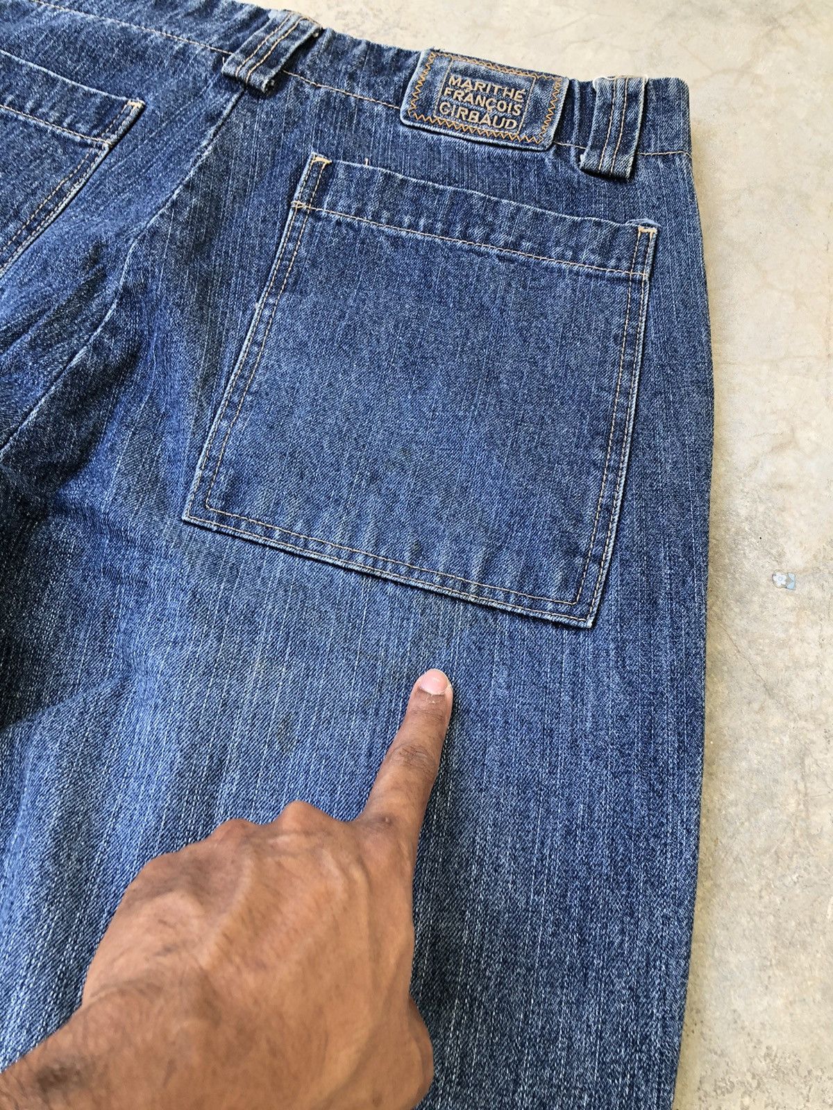 Marithe + Francois Girbaud Le Jean Marithe Francois Gurbaud Y2k M+FG Strap Baggy Denim Size US 34 / EU 50 - 23 Thumbnail