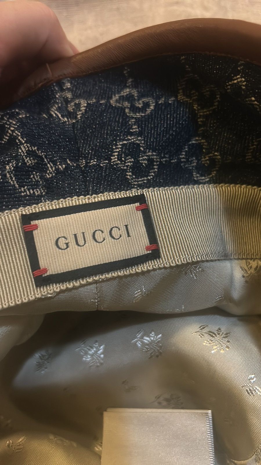 Gucci Gucci GG Denim Bucket Hat size L Size ONE SIZE - 3 Thumbnail