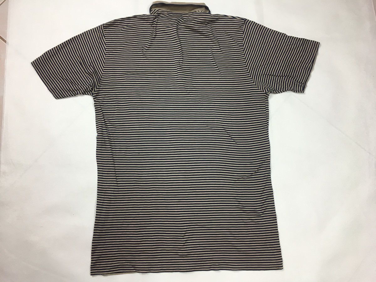 Burberry 90s Burberrys Of London Striped Single Pocket Polo Tee Size US S / EU 44-46 / 1 - 2 Thumbnail