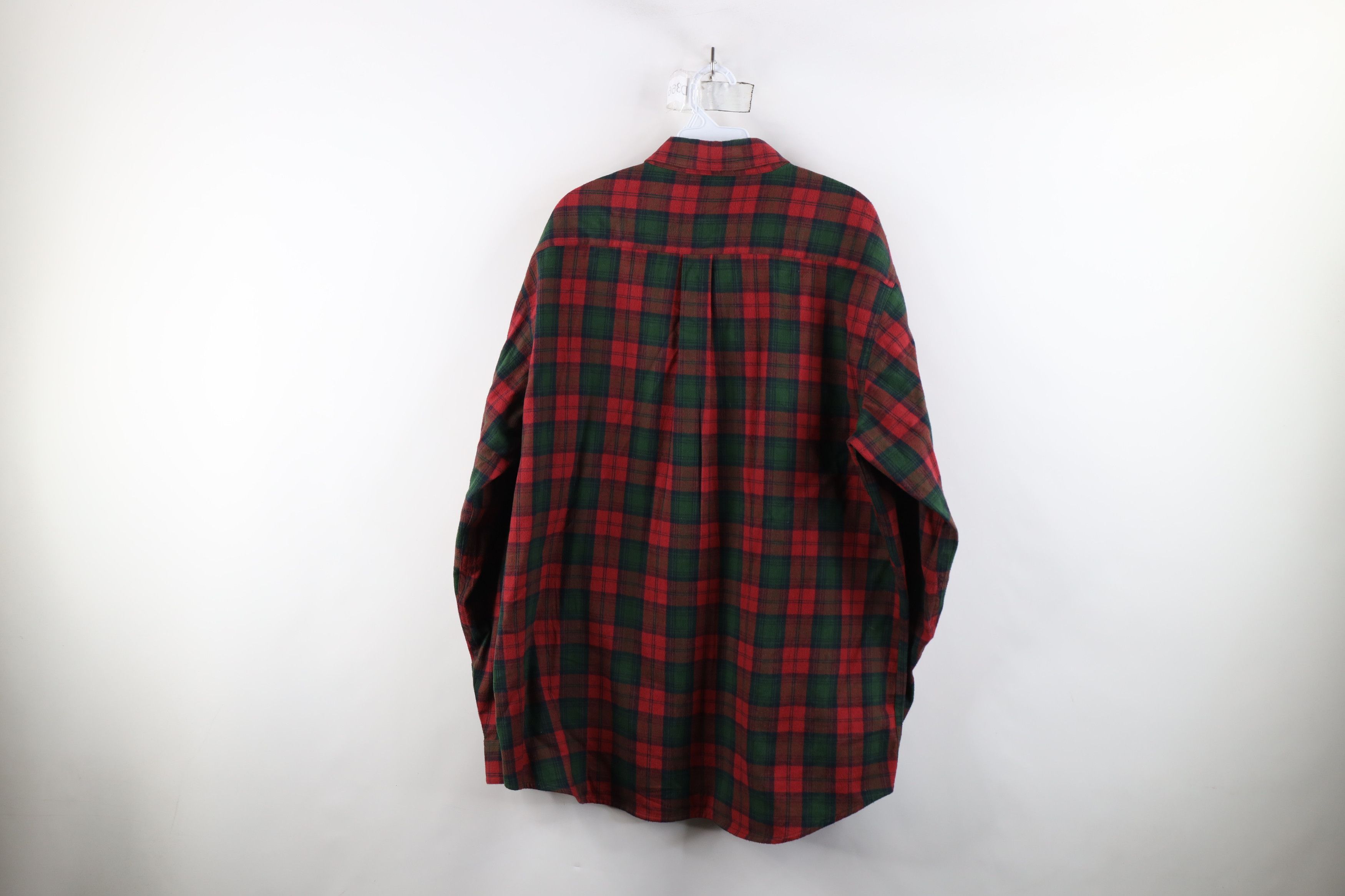 L.L. Bean × Vintage Vintage LL Bean Flannel Collared Button Down Shirt Plaid Size US L / EU 52-54 / 3 - 12 Thumbnail