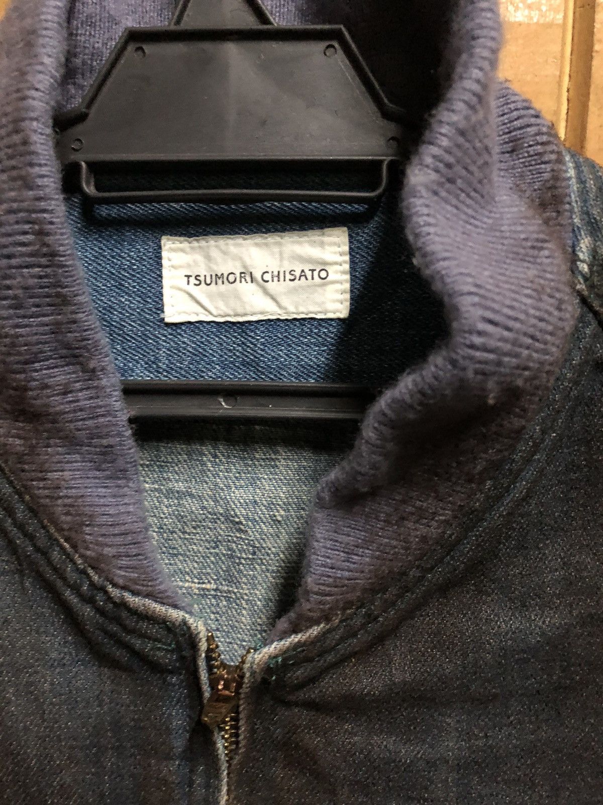 Rare !! Tsumori Chisato Cropped Denim Jacket