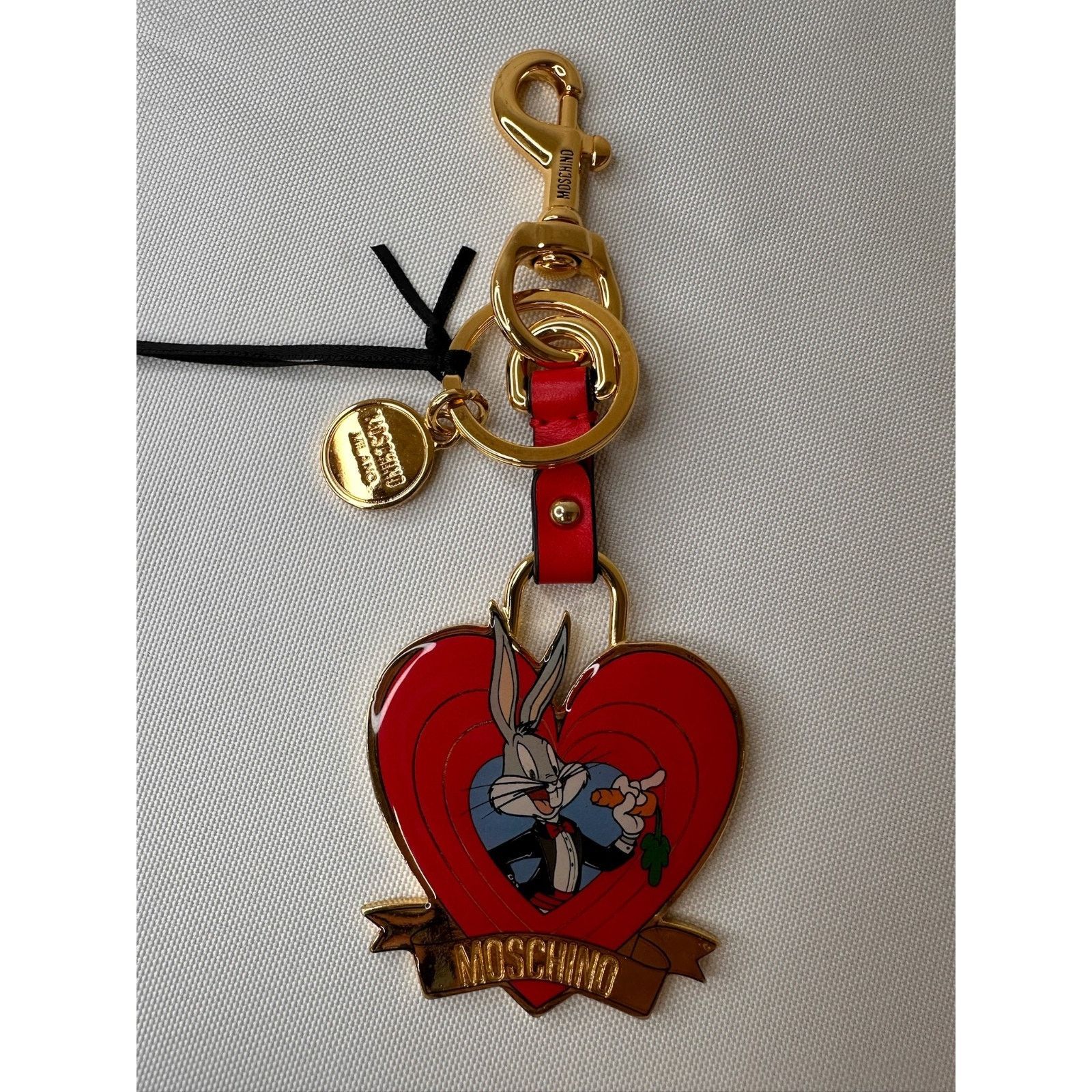 Moschino SS23 MOSCHINO Couture Jeremy Scott Bugs Bunny Heart Keychain Size ONE SIZE - 9 Thumbnail