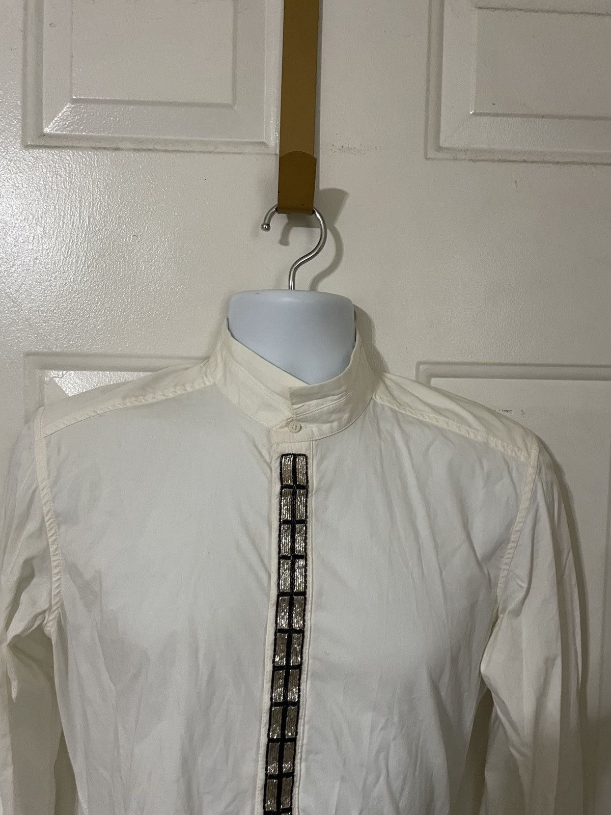Diesel Embroidered banded collar shirt Size US S / EU 44-46 / 1 - 3 Thumbnail