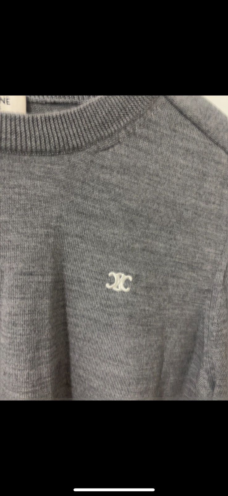 Celine Logo sweater Size US L / EU 52-54 / 3 - 2 Thumbnail